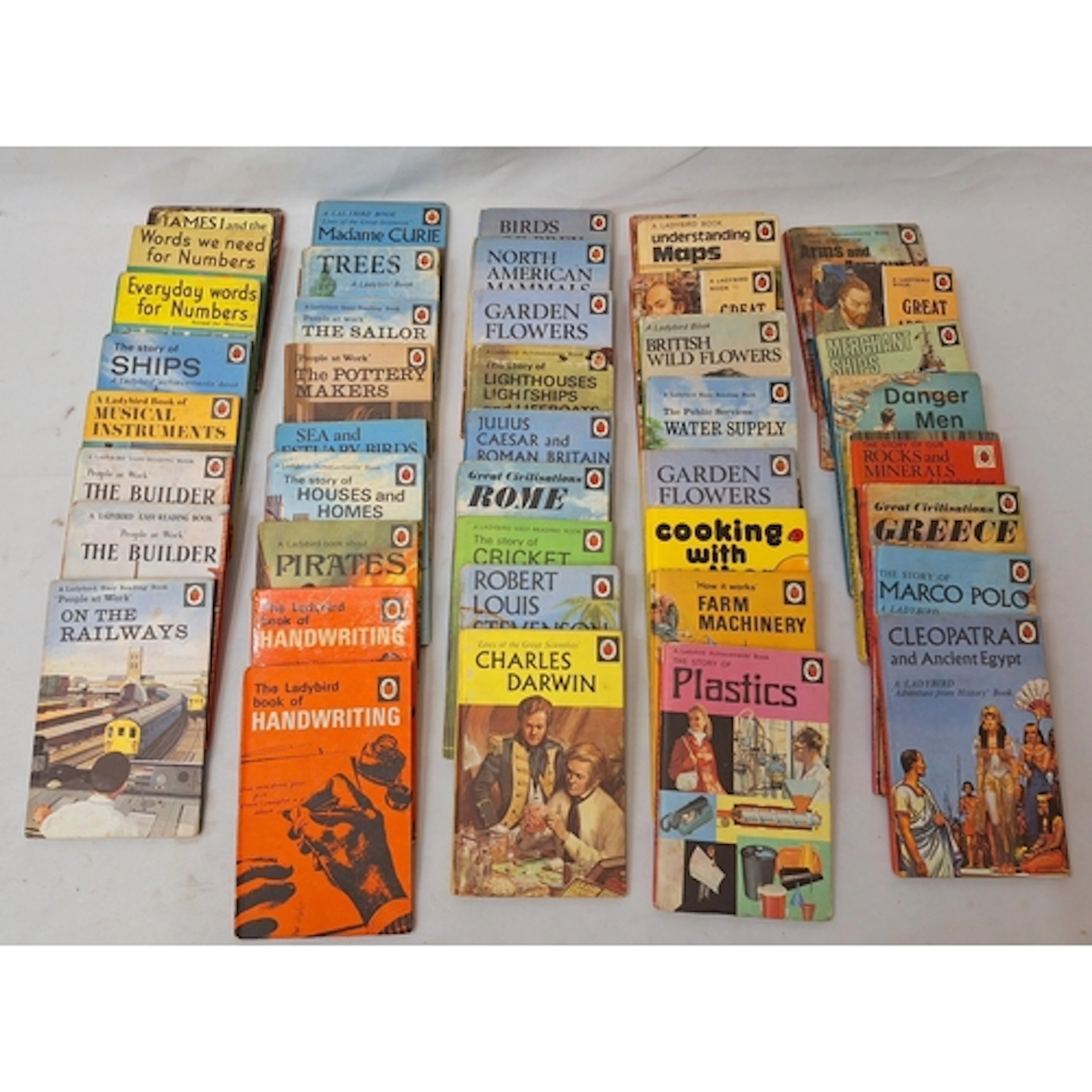 Books: Vintage Ladybird incl. The Story of Ships, The Potter...