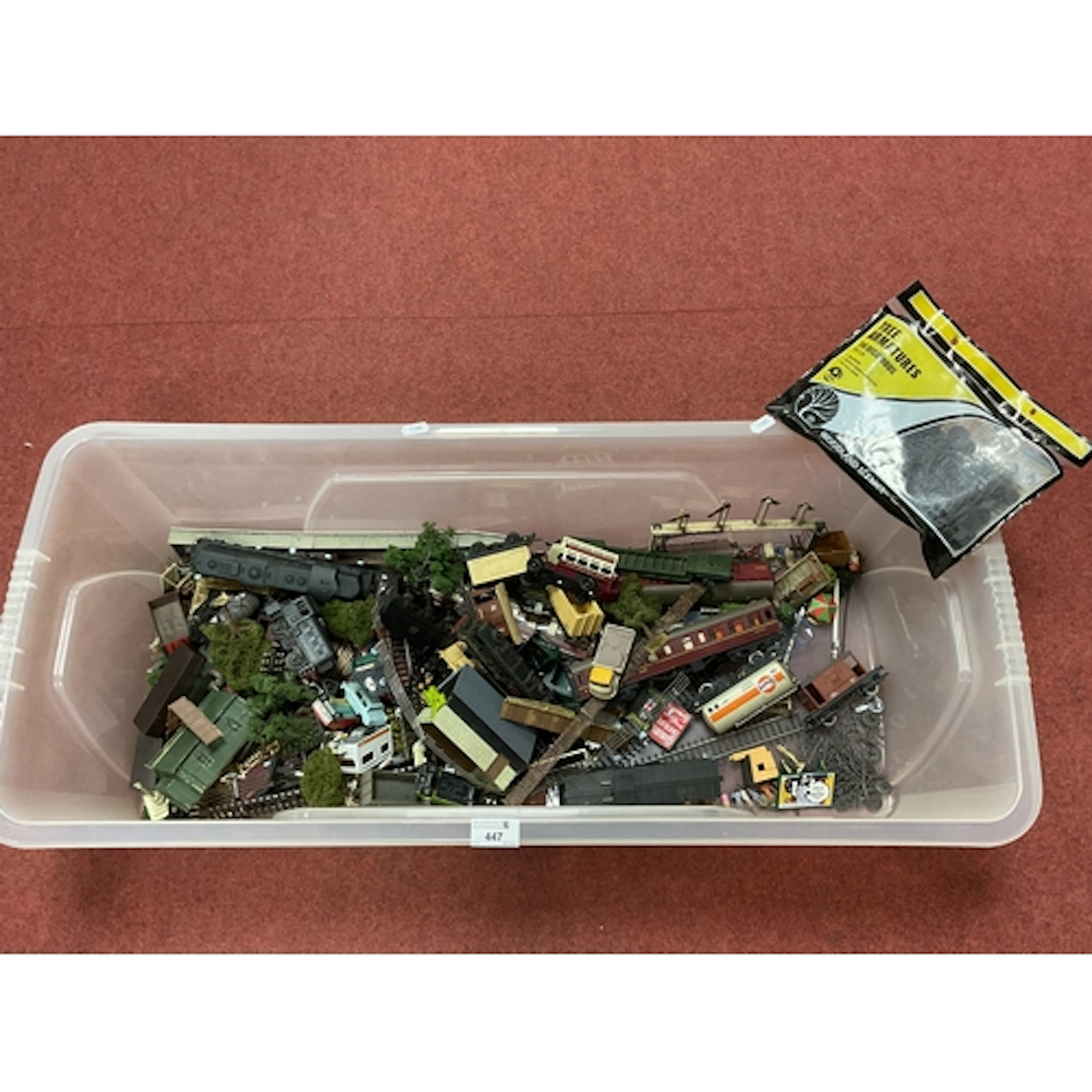 A quantity of OO model railway including locomotives, rollin...