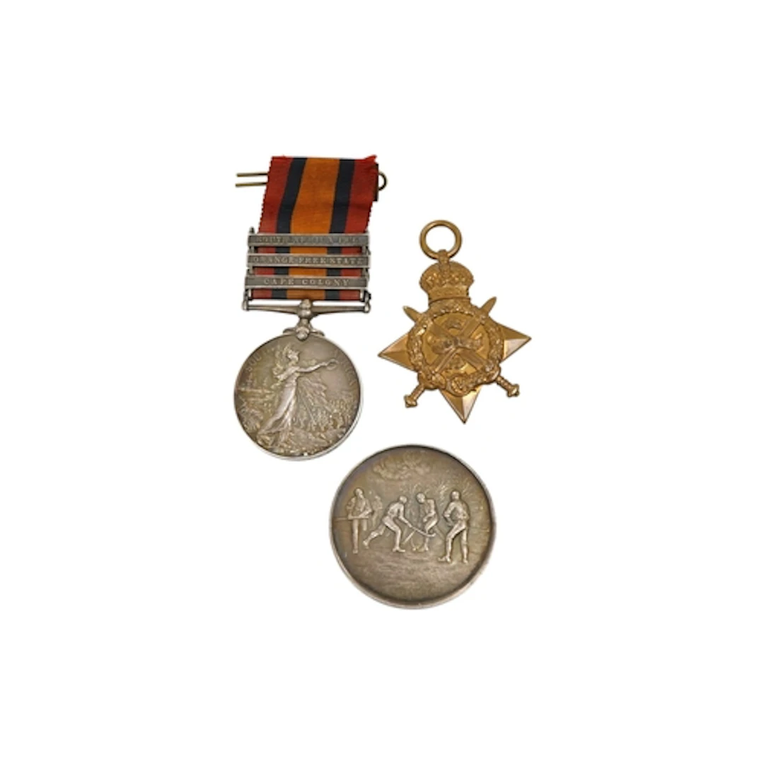 A Victoria QSA medal pair awarded to 6662 PTE. H. Turner. Th...