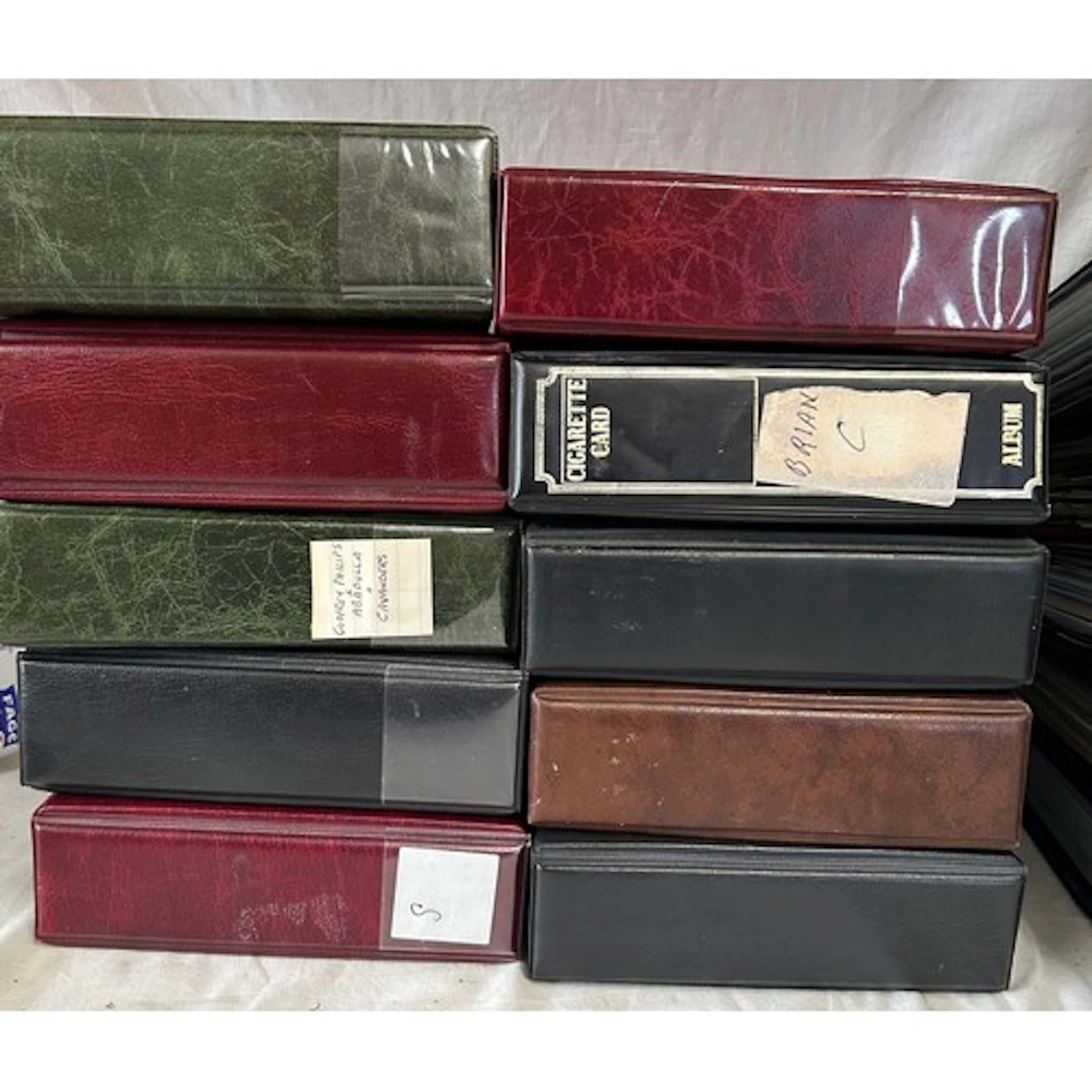 A large collection of Cigarette cards contained in 10 albums...
