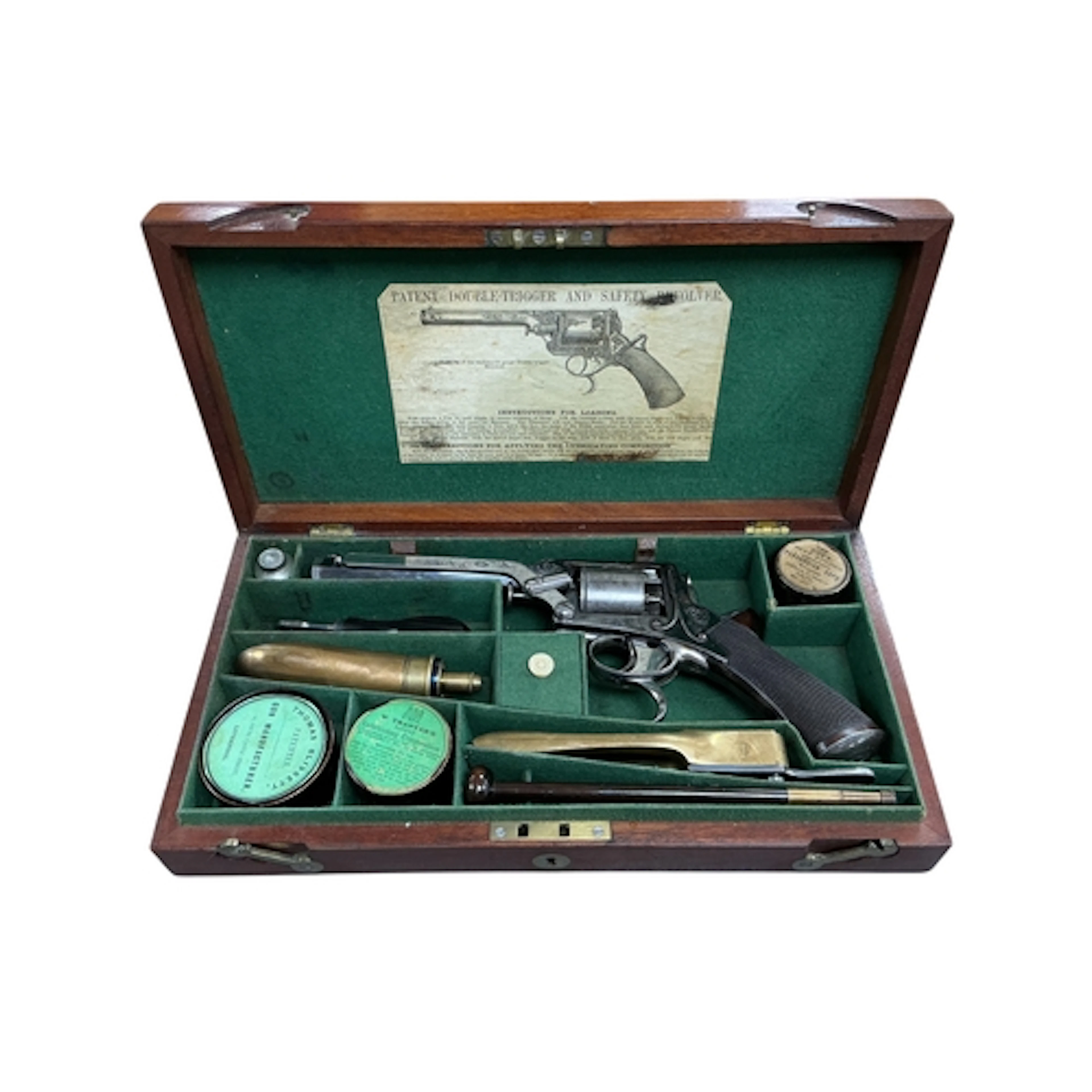 A five shot William Tranter's patent double trigger percussi...