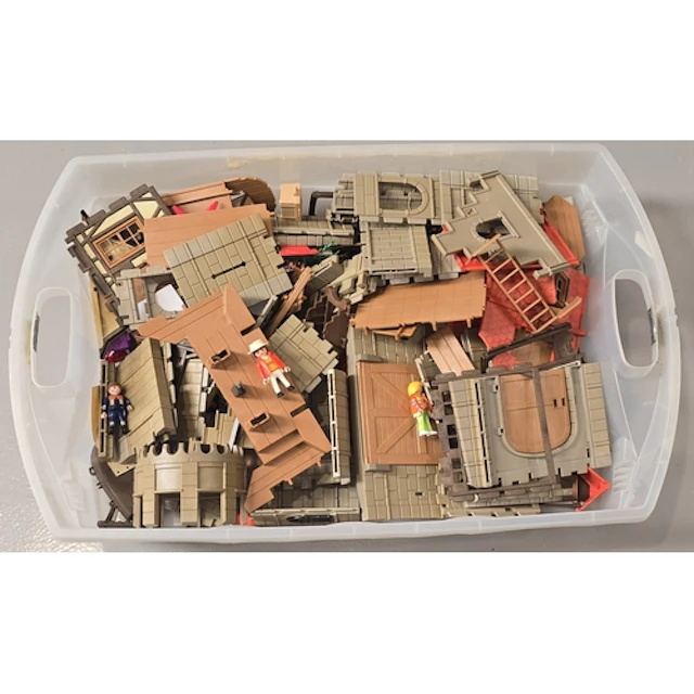 A collection of vintage unbuilt Playmobil to include some fi...