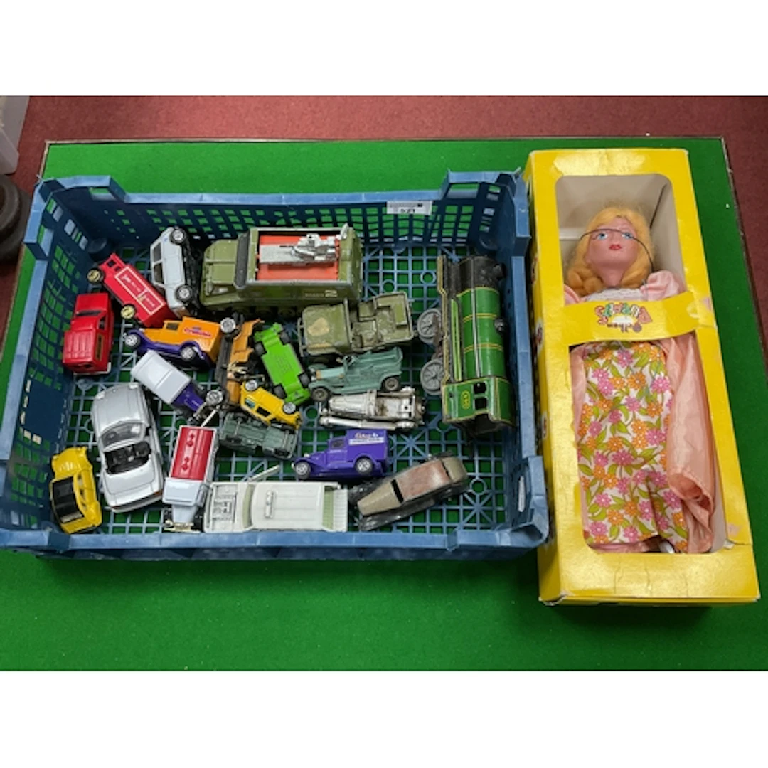 A quantity of Playworn Diecast (1970's and later), a tinplat...