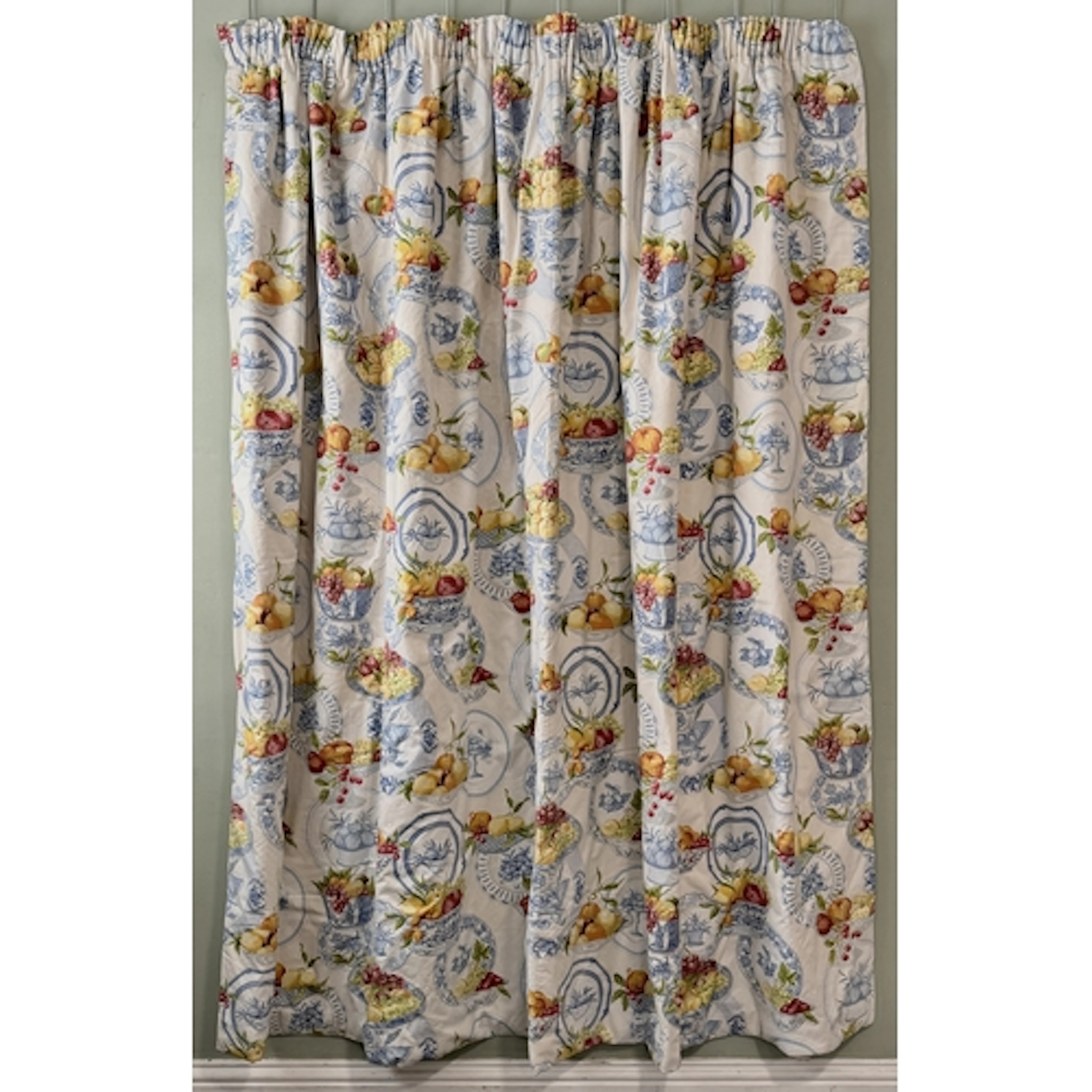A pair of Jane Churchill curtains Still Life - lined and int...