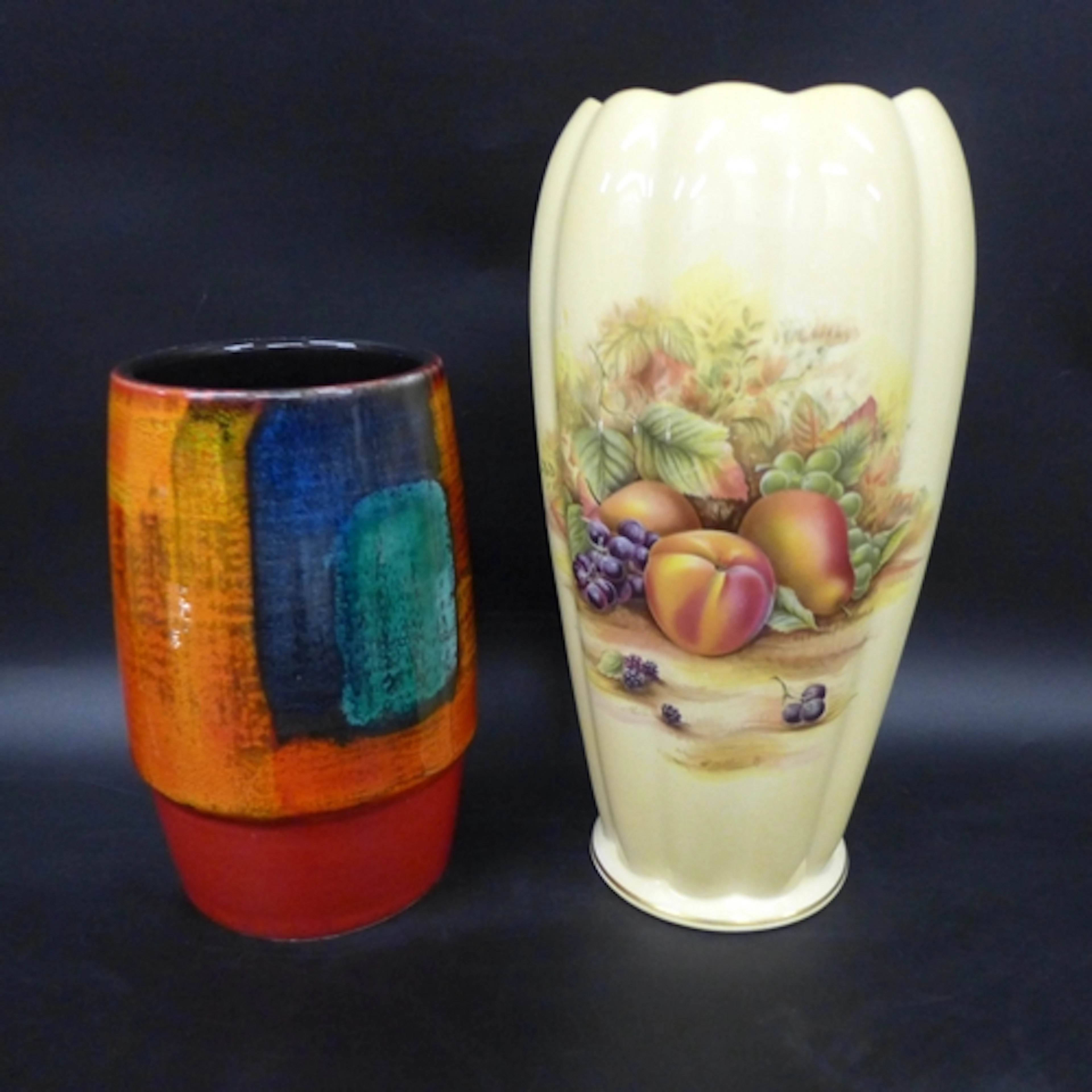 A Poole Pottery gemstones pattern vase marked 3/40 to base, ...