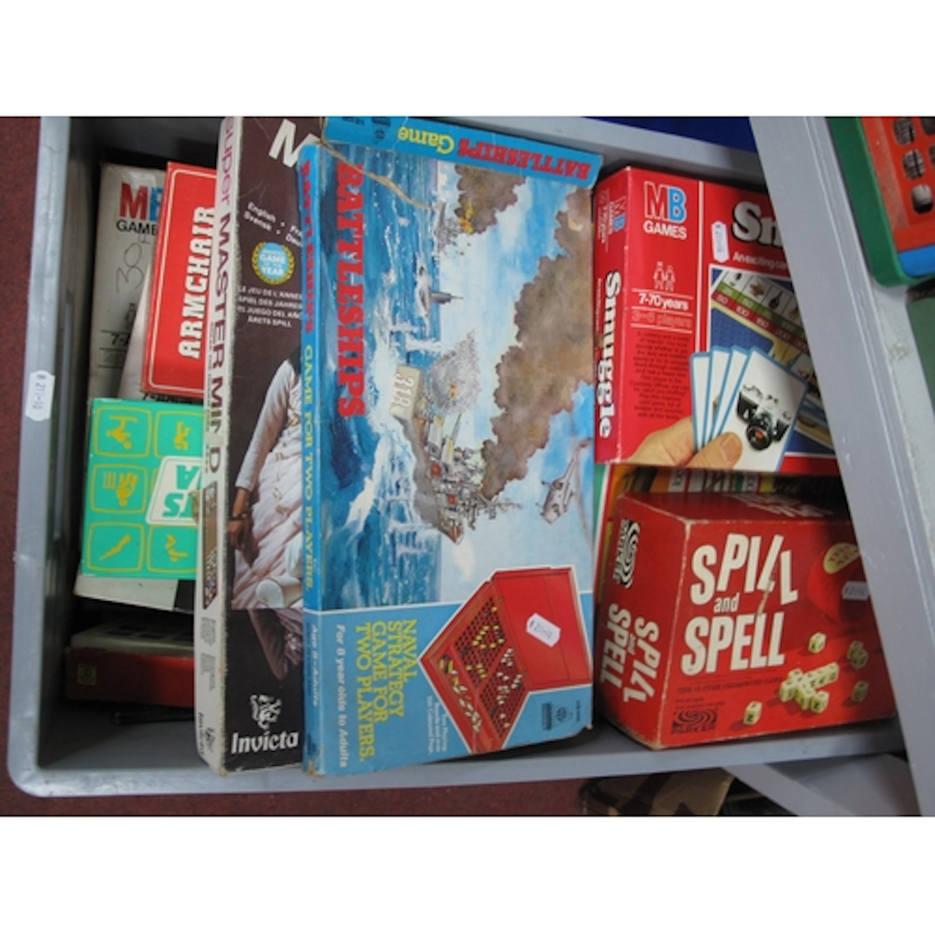 Large quantity of vintage family board games and puzzles, in...