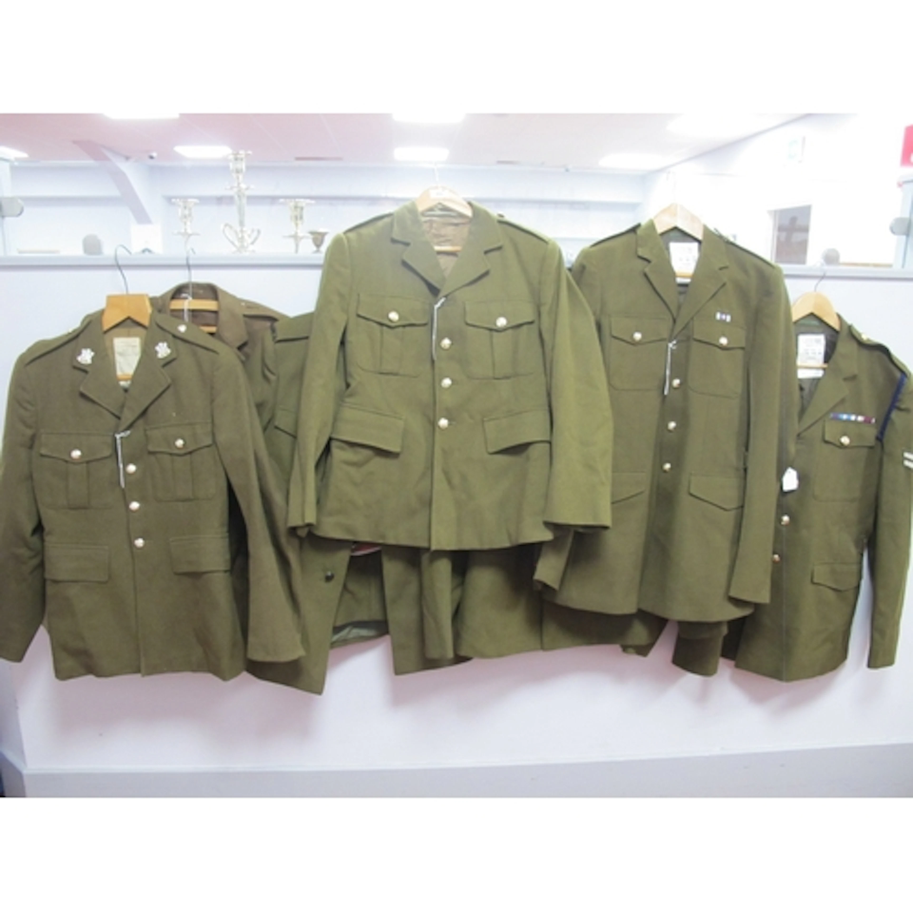 British Army Uniform Dress Jackets, including Corporal Queen...