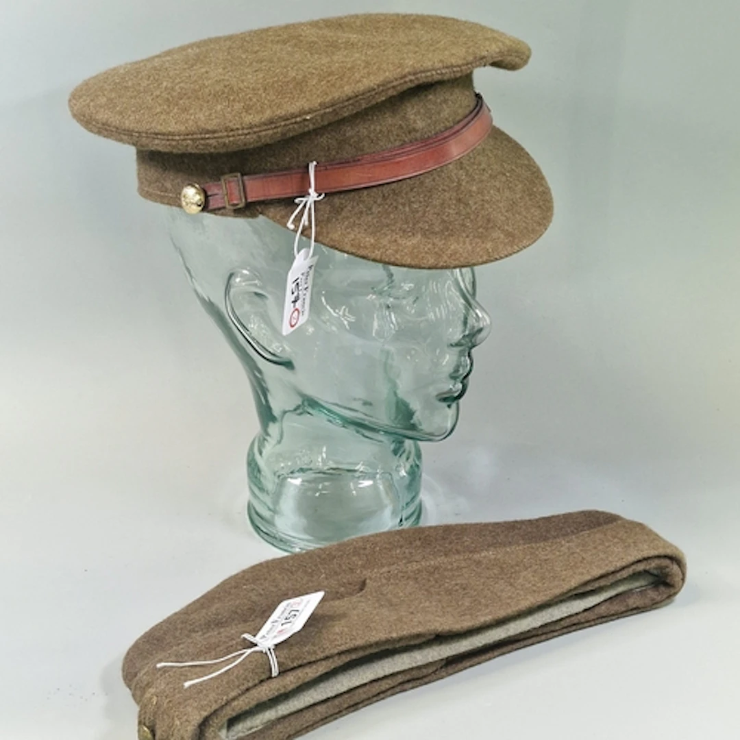 Two British military caps, comprising a Royal Horse Guards (...