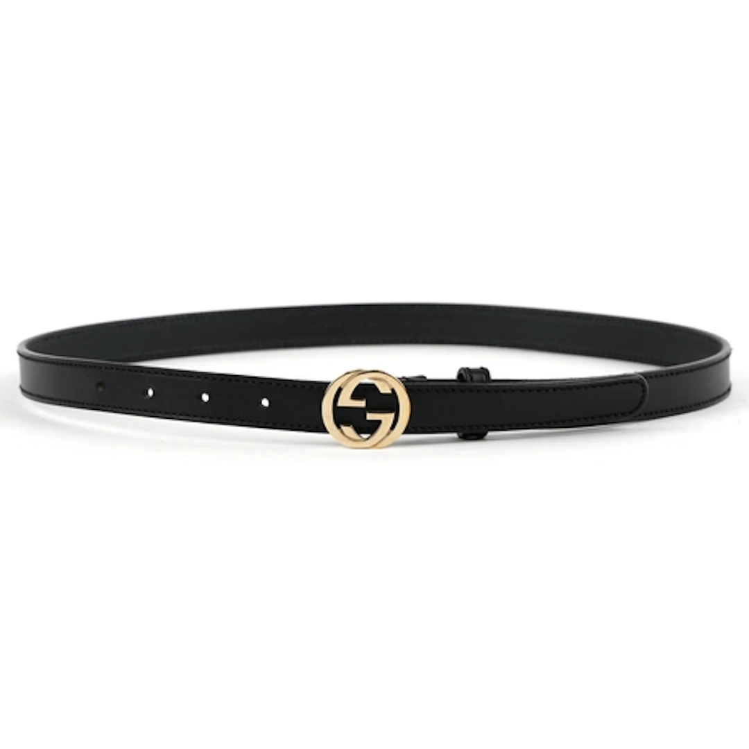 Gucci - Ladies black leather belt numbered 159614.1476.85.34...