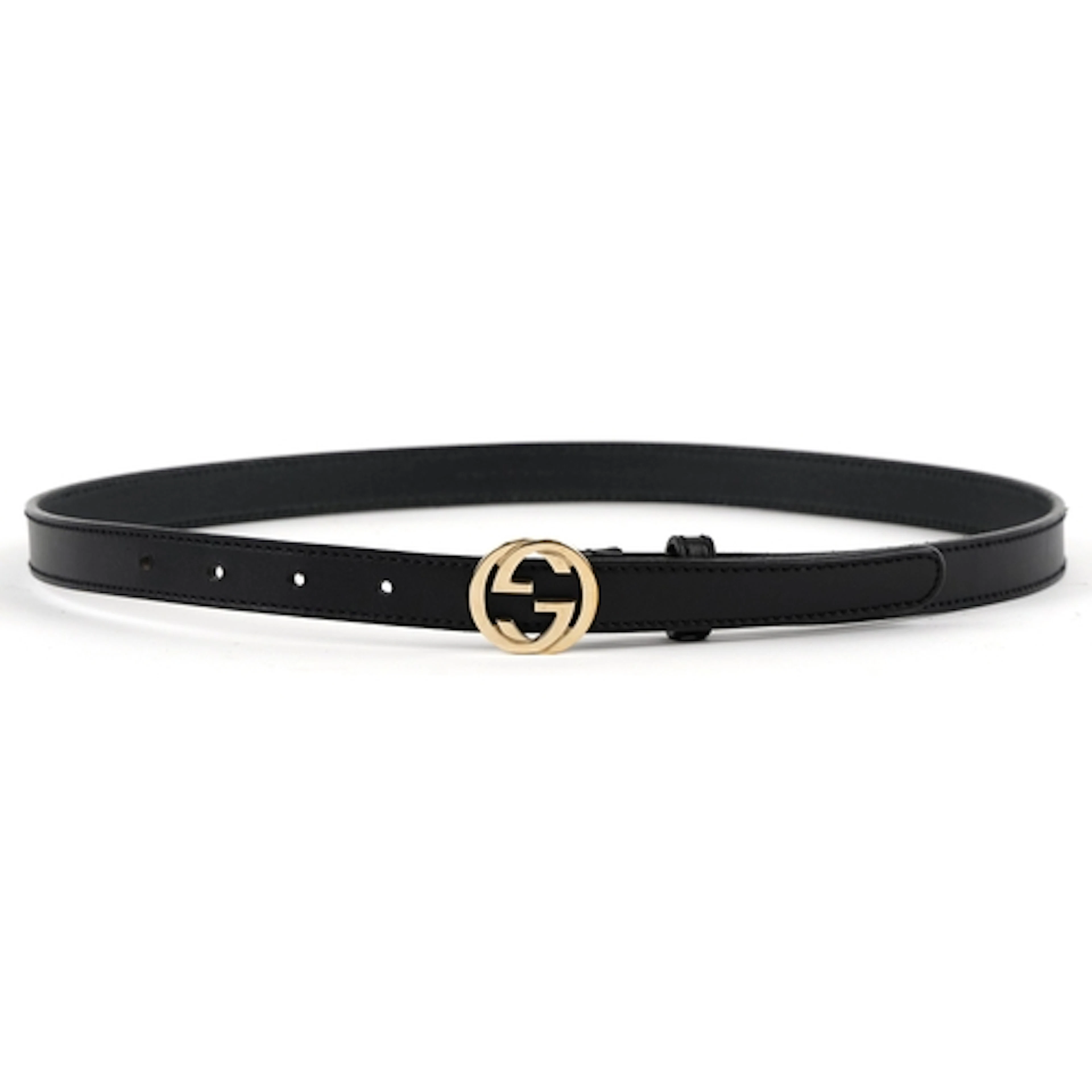 Gucci - Ladies black leather belt numbered 159614.1476.85.34...