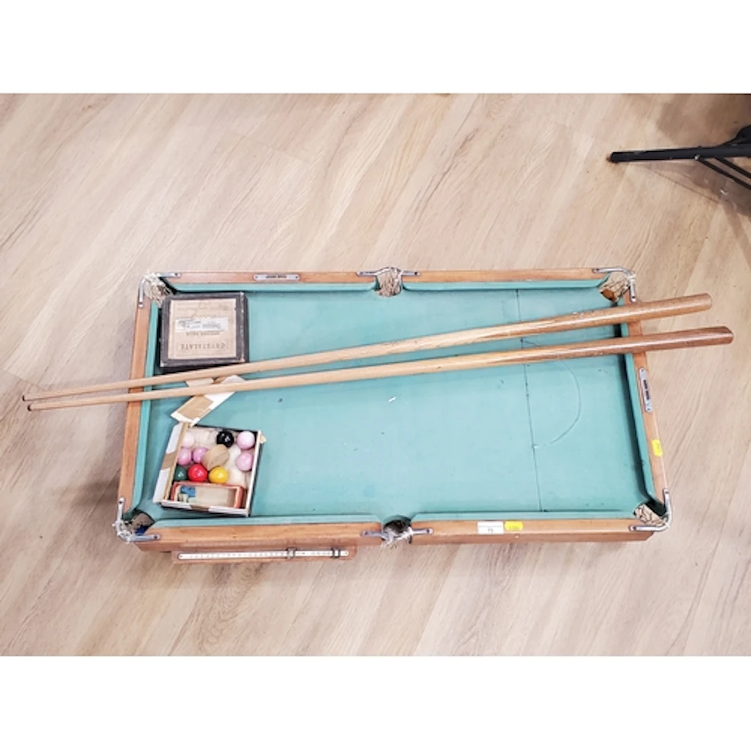 A table top Snooker Table, (R3).