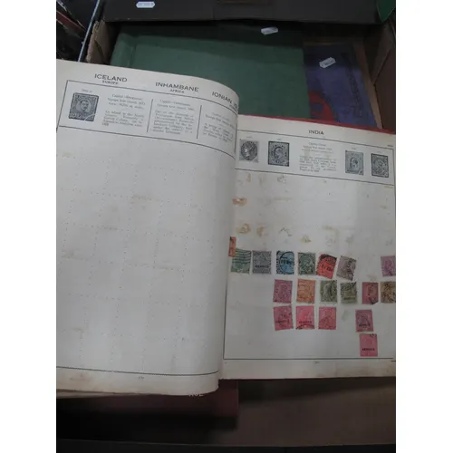 Stamps; A collection of World stamps, housed in two 'Triumph...