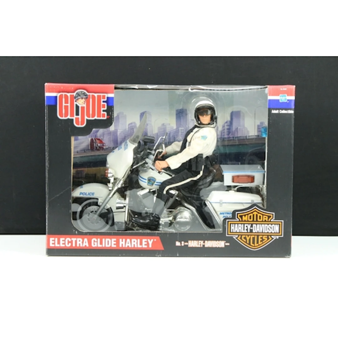 Boxed Hasbro GI Joe Harley Davidson Electra Glide Harley no ...