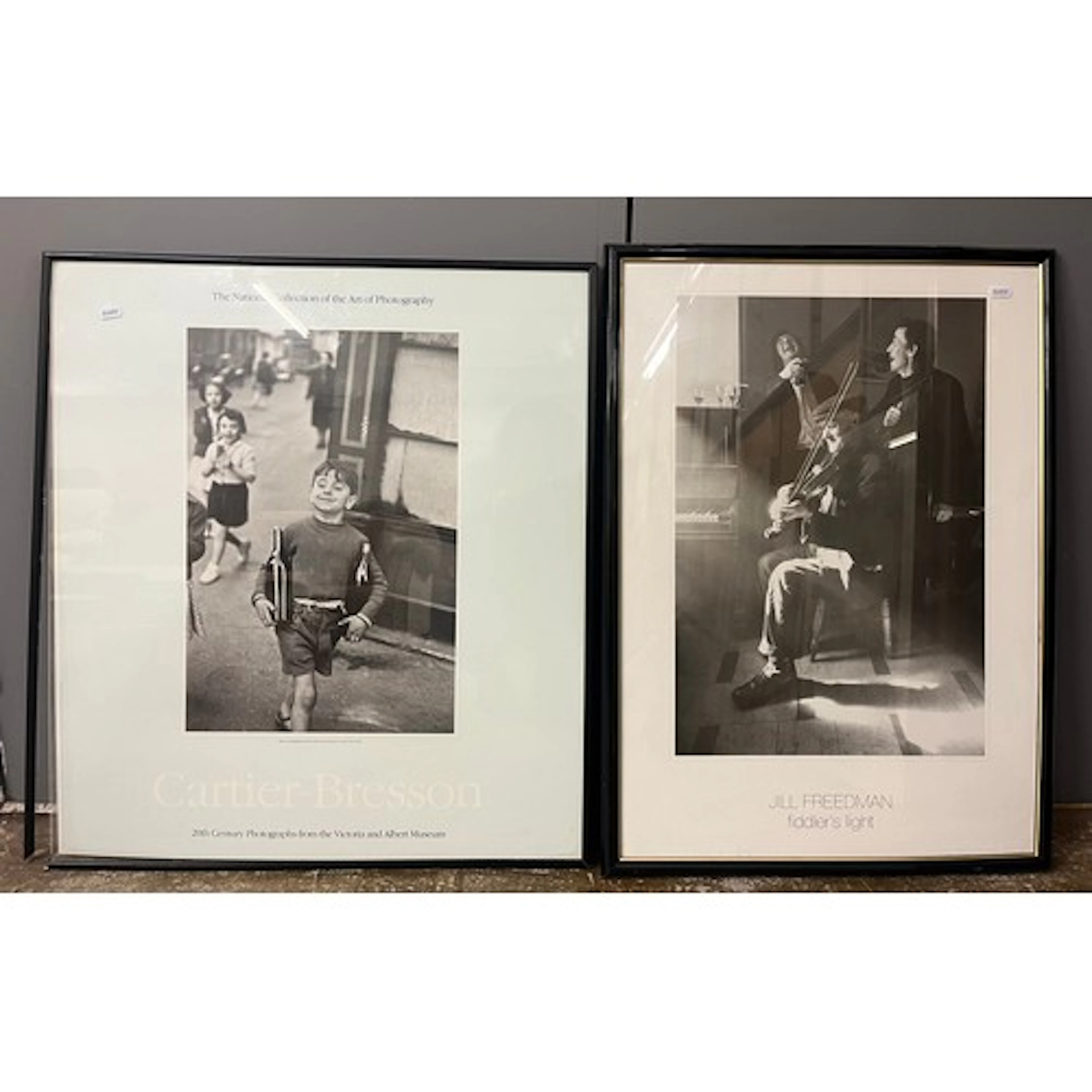 Collection of five prints, photographs, posters, etc, with a...