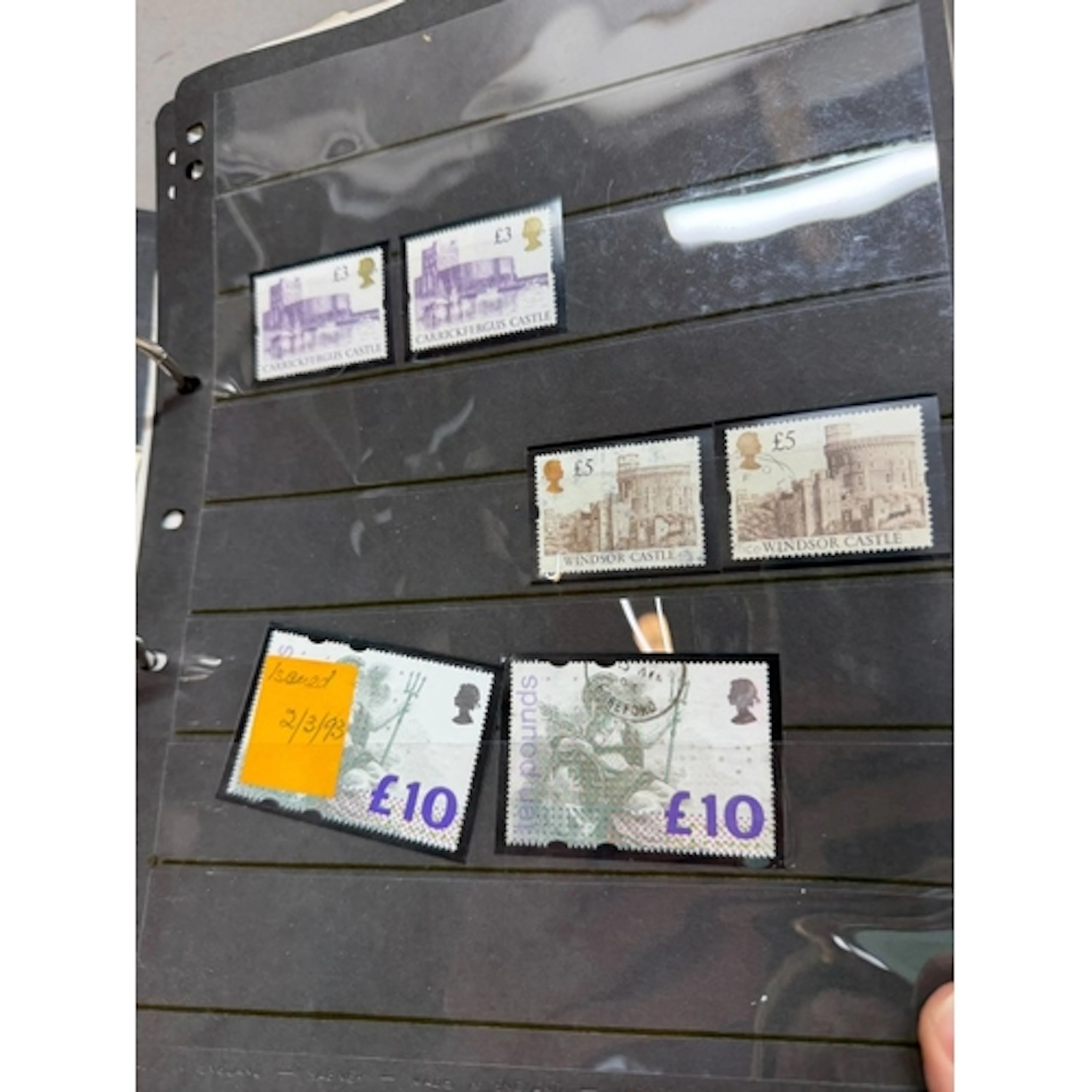 An album of UK definitive stamps.