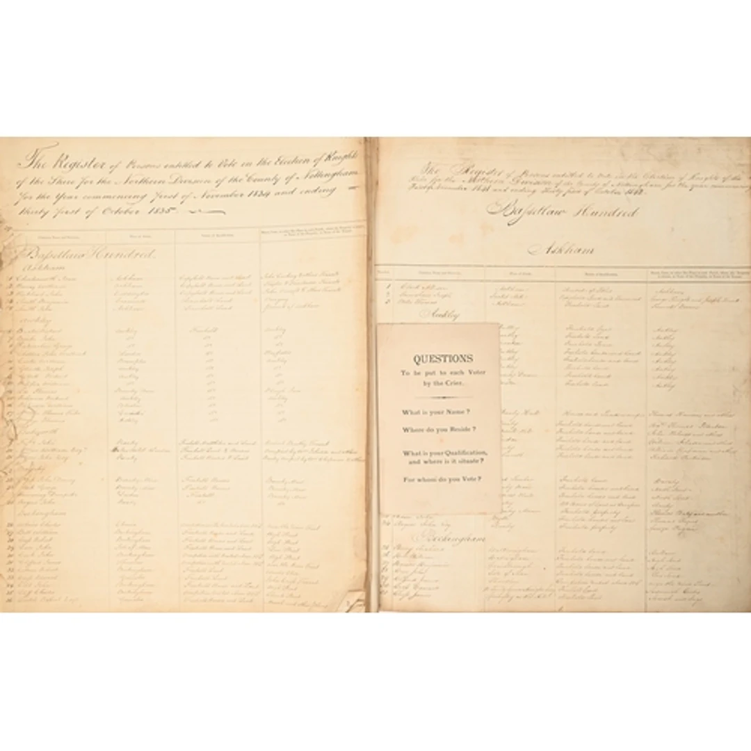 Nottinghamshire, Parliamentary Elections in the Age of Refor...