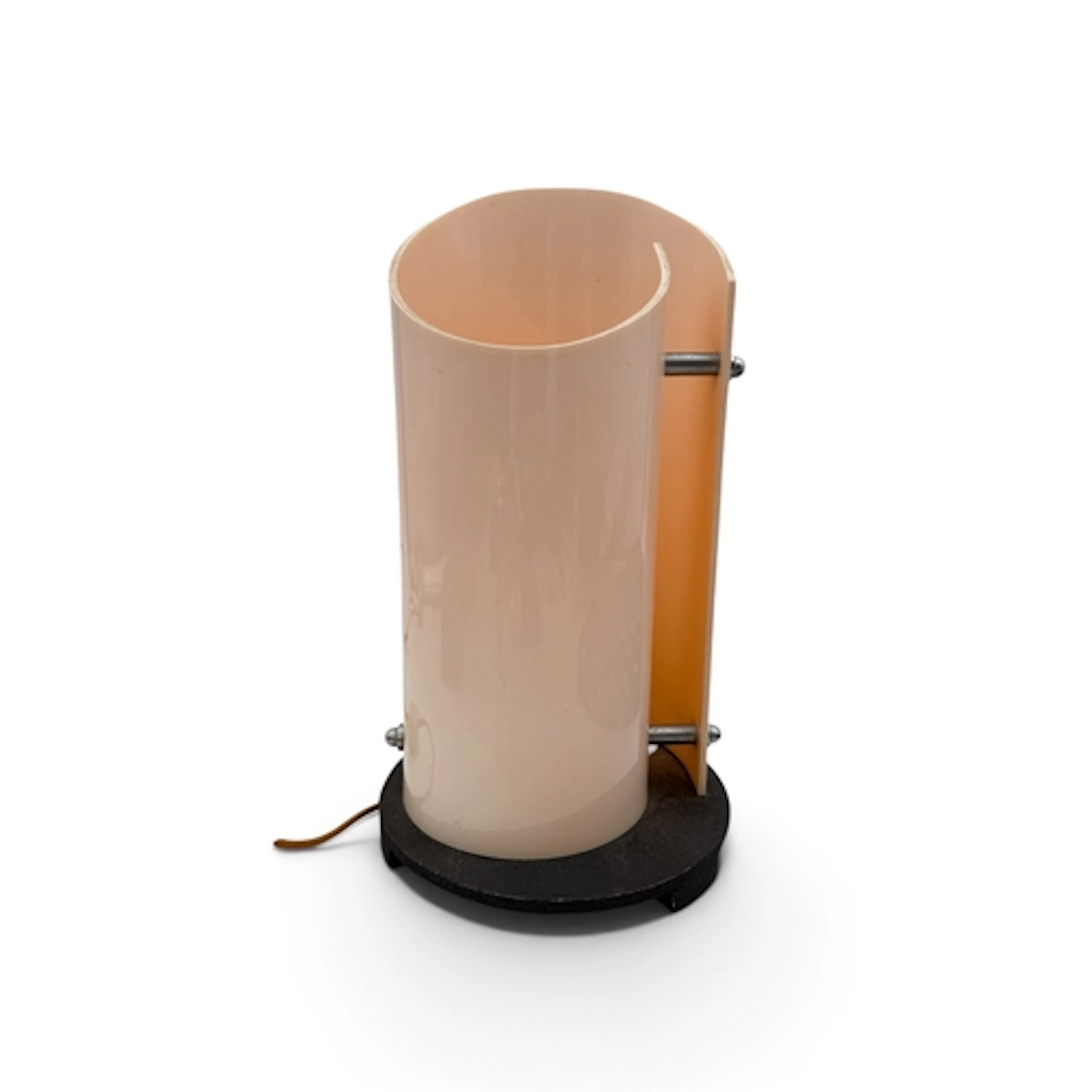 AFTER GIOTTO STOPPINO: AN ABSTRACT SPIRAL LAMP 29 cm H...