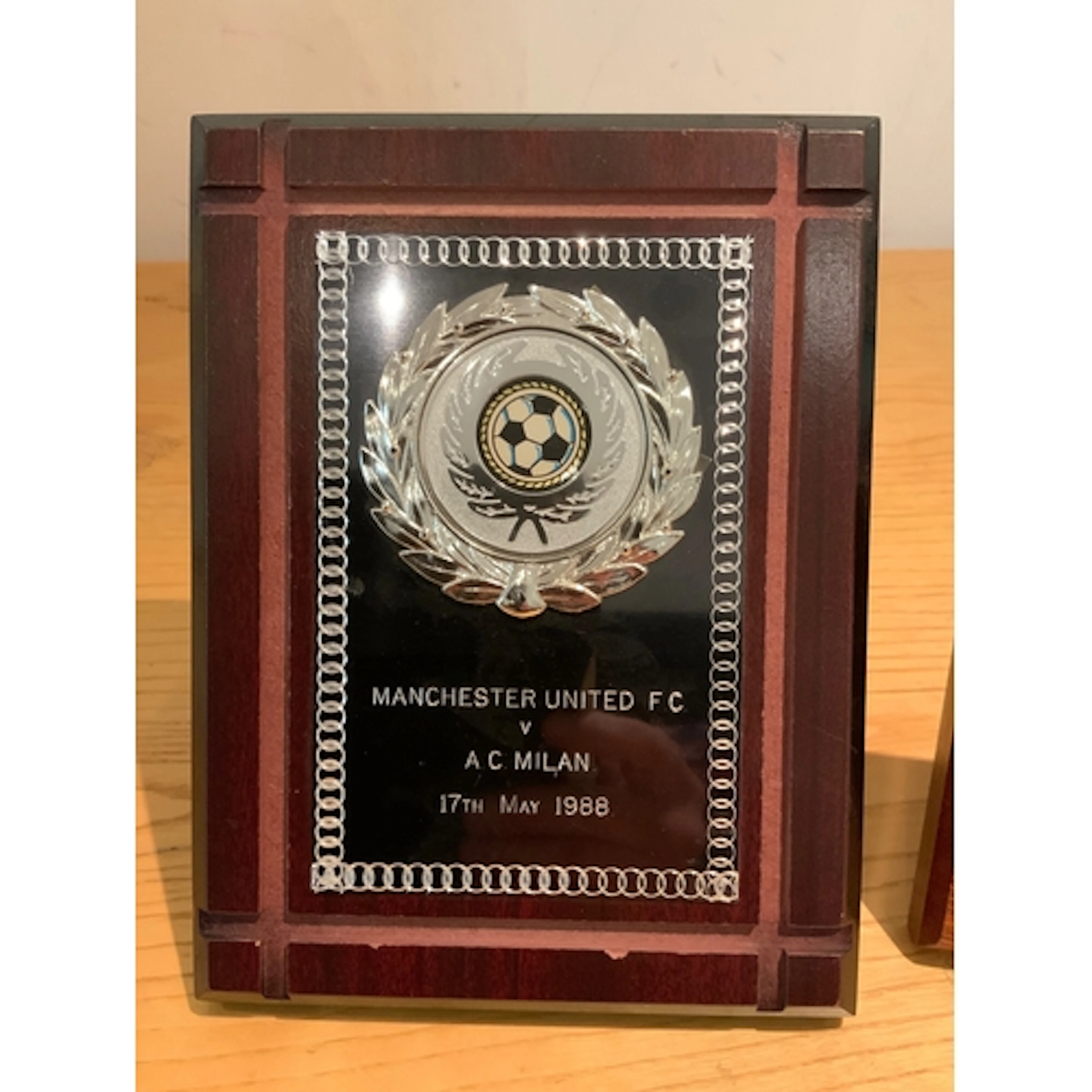 Manchester United Football Plaques: Participation plaques fo...