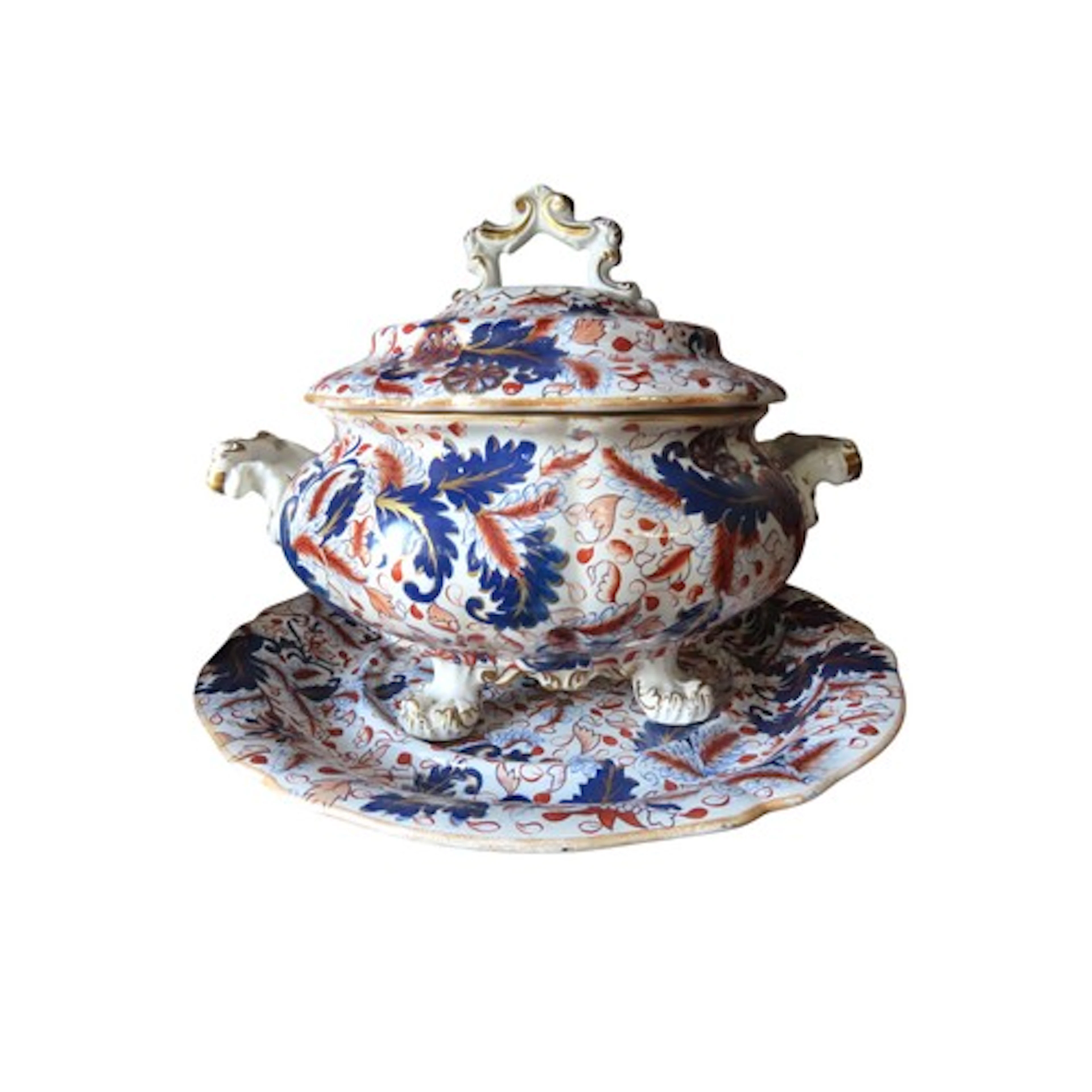 COPELAND AND GARRETT 'IMARI' IRONSTONE DINNER SERVICE compri...