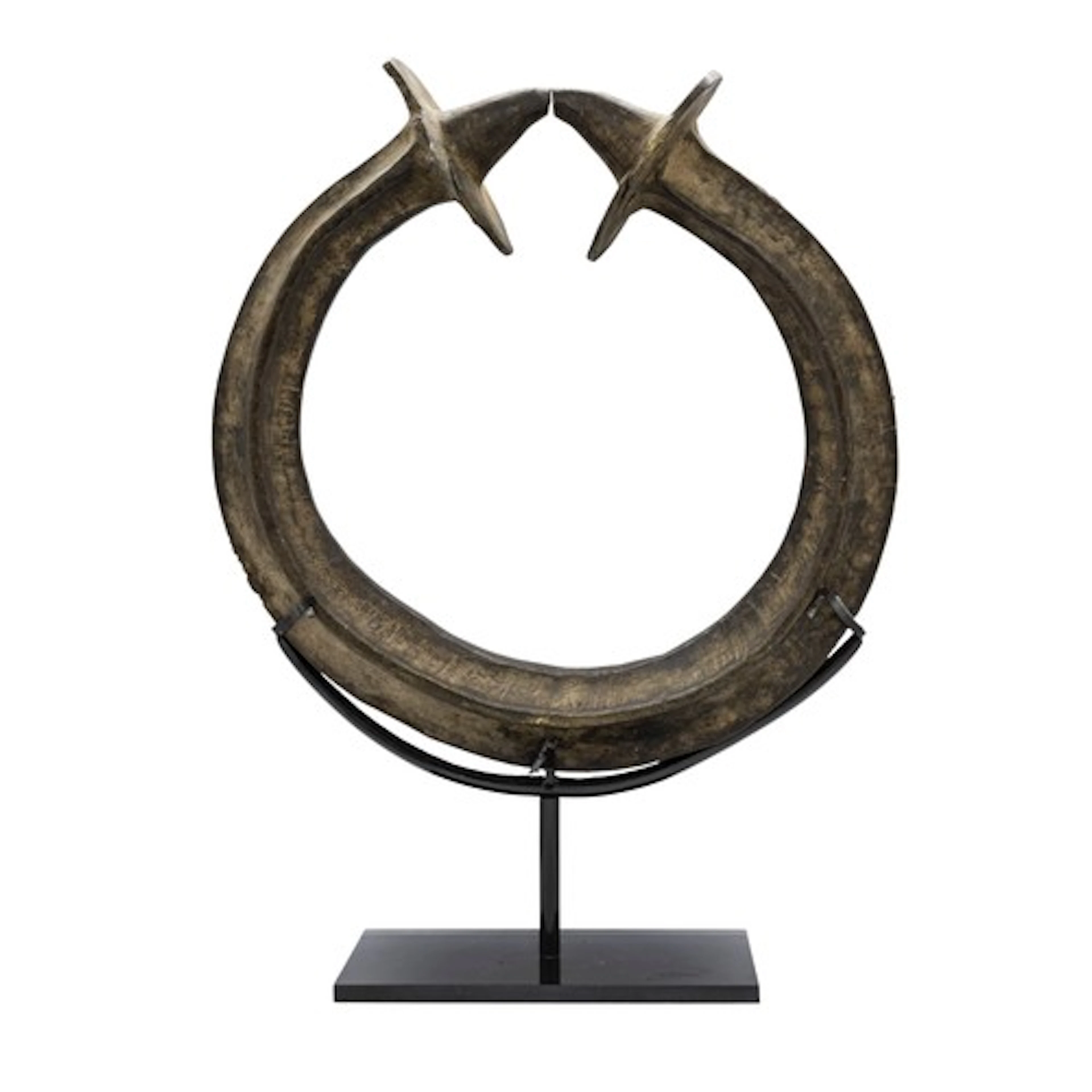 A GOOD NIGERIAN YORUBA HEAVY COPPER ALLOY OLD 'MONEY BRACELE...
