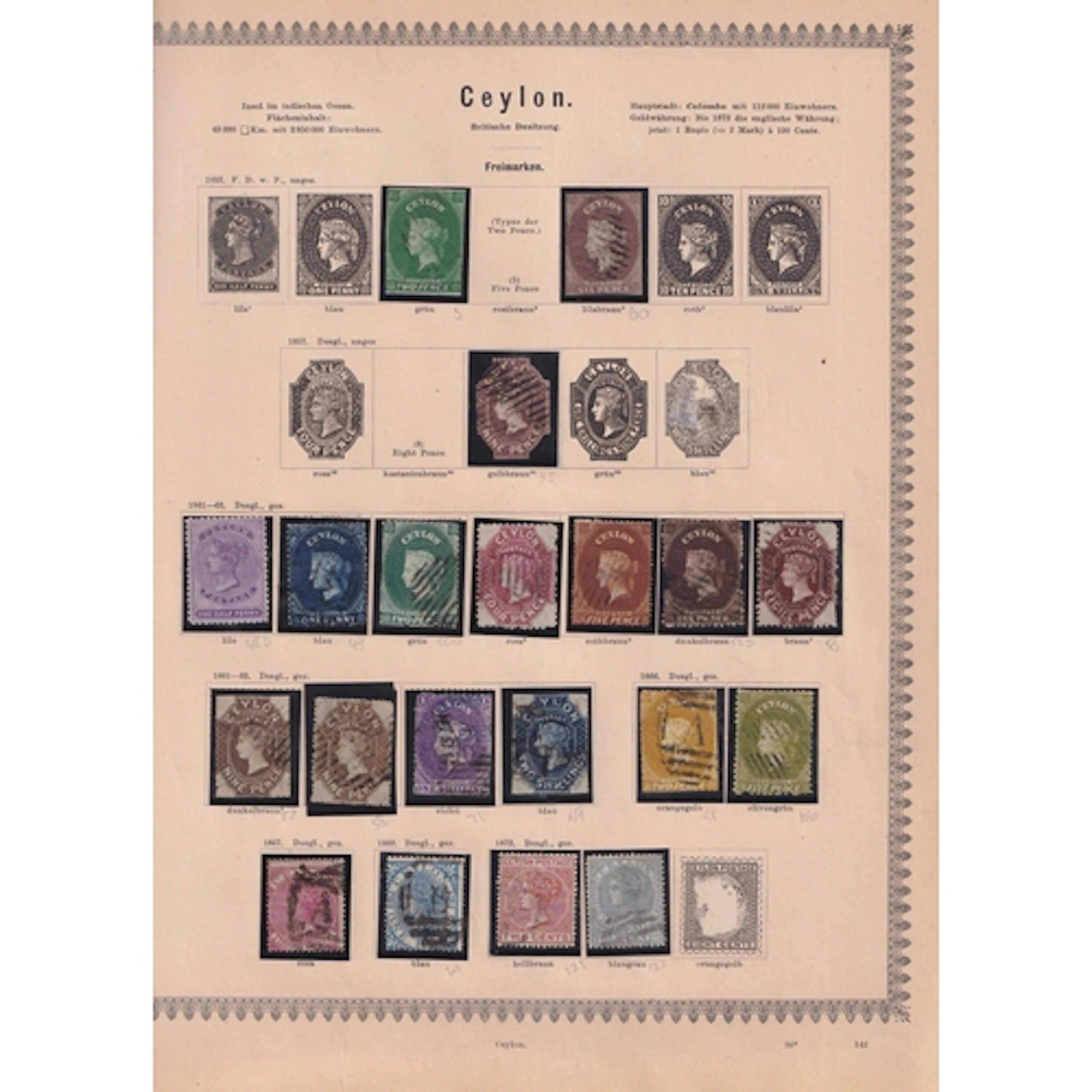 Four-volume World accumulation including lovely old Senf ‘Br...