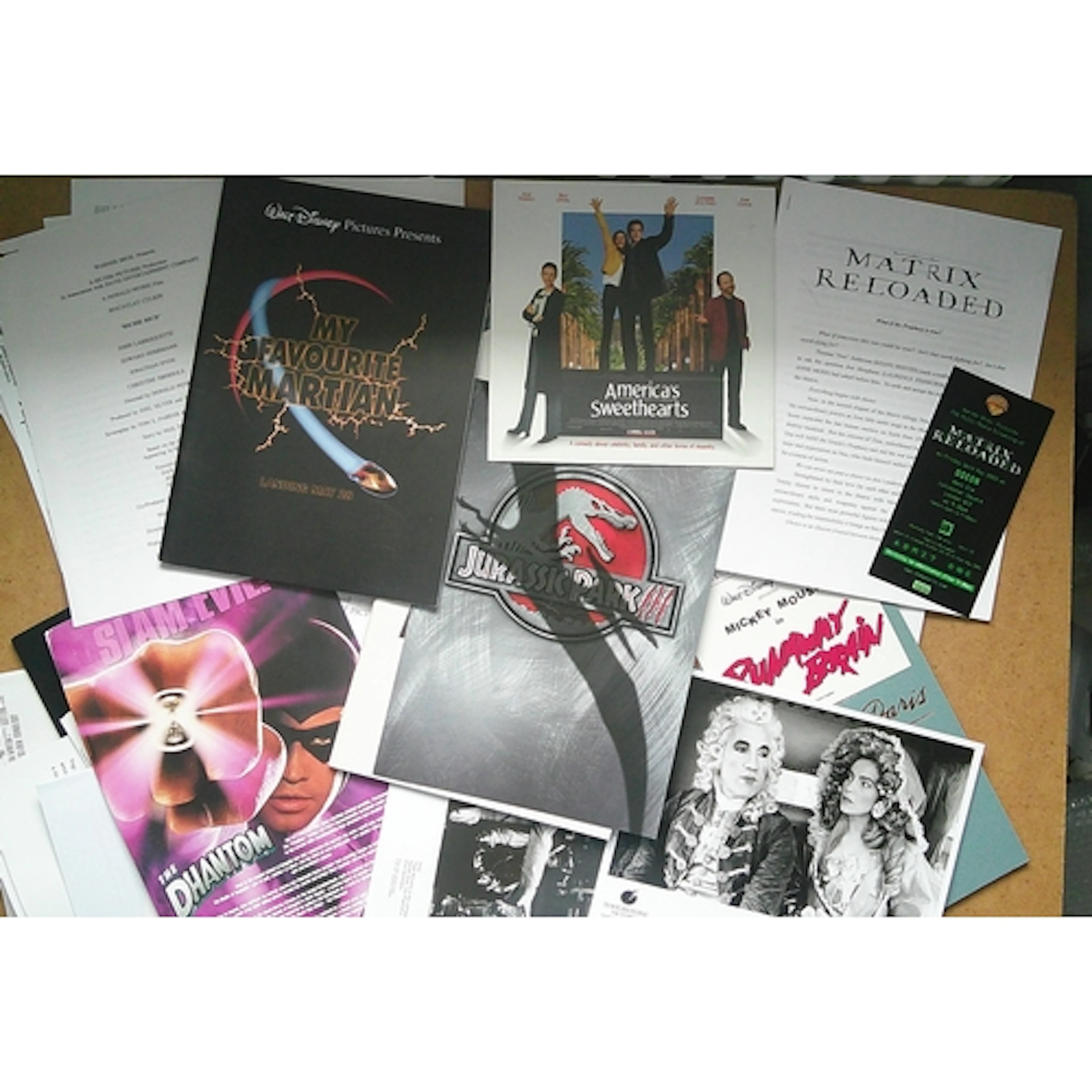 Collection of UK film premiere promotional items film lobby ...