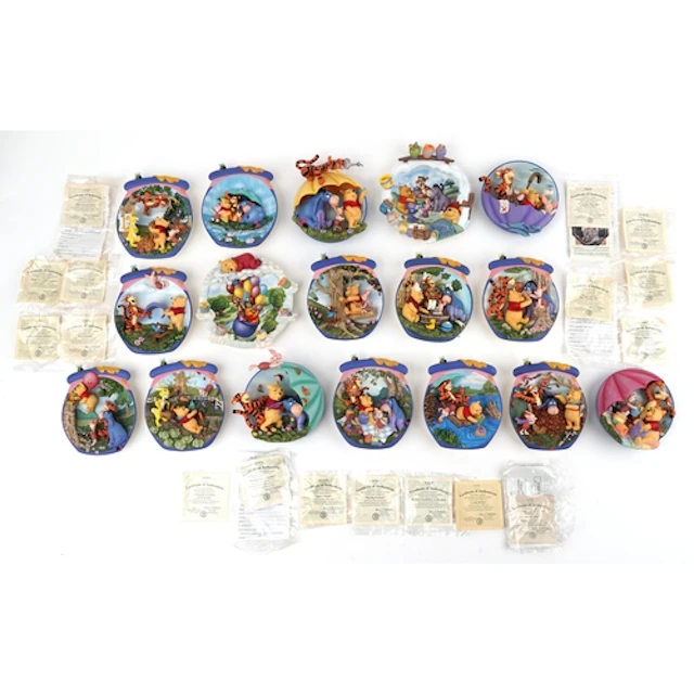 Collection of Bradford Exchange Winnie the Pooh limited edit...