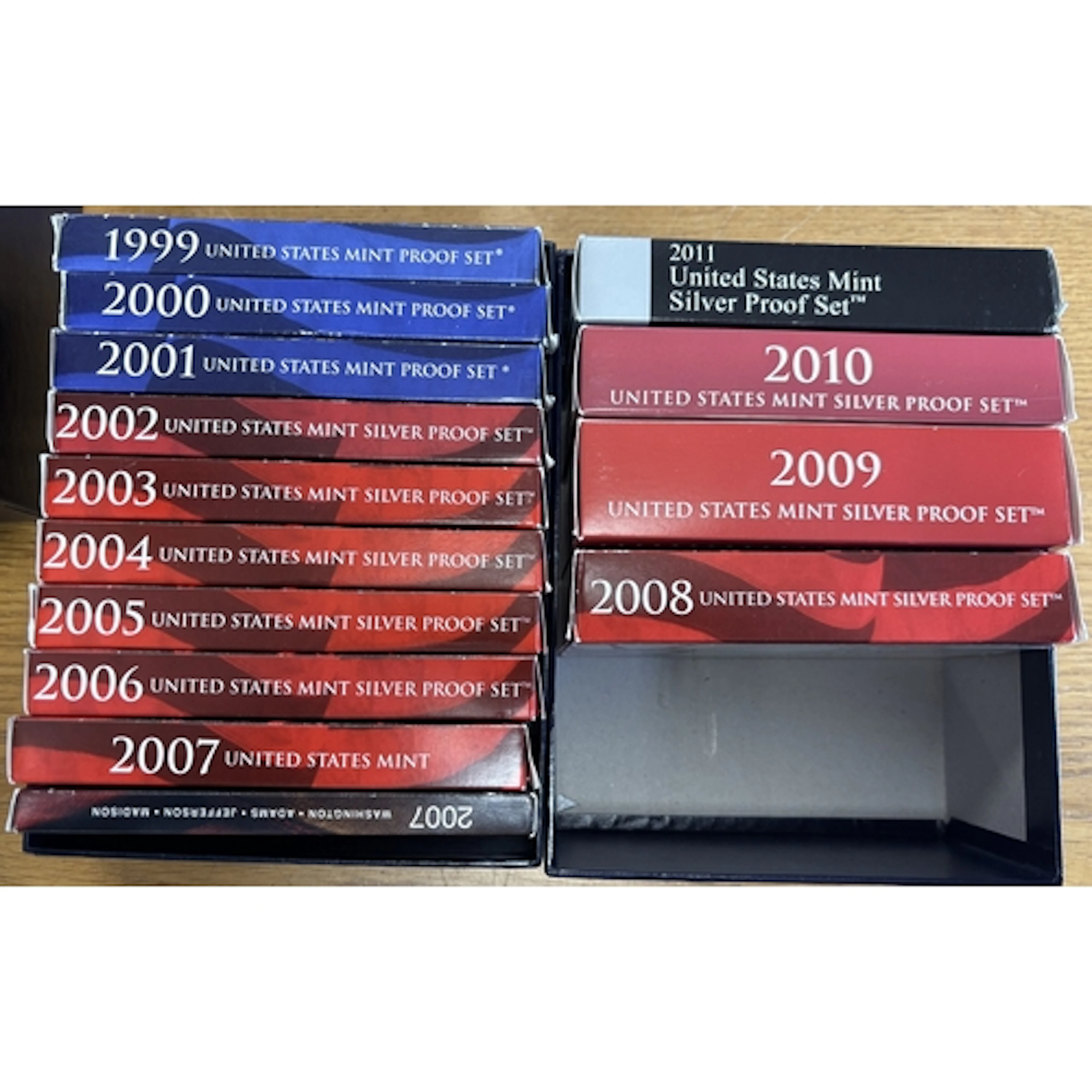 USA. Collection of mostly silver proof FDC sets, including 2...