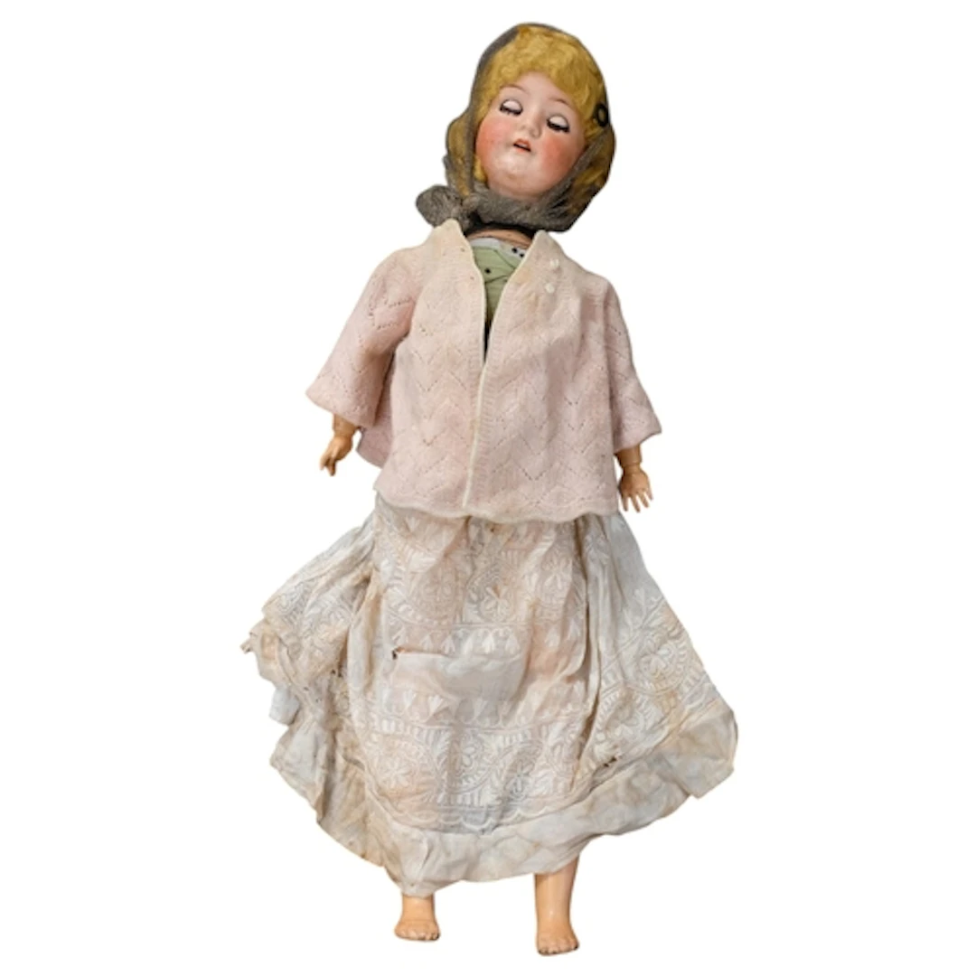 An early 20th century Heubach Koppelsdorf bisque porcelain-h...