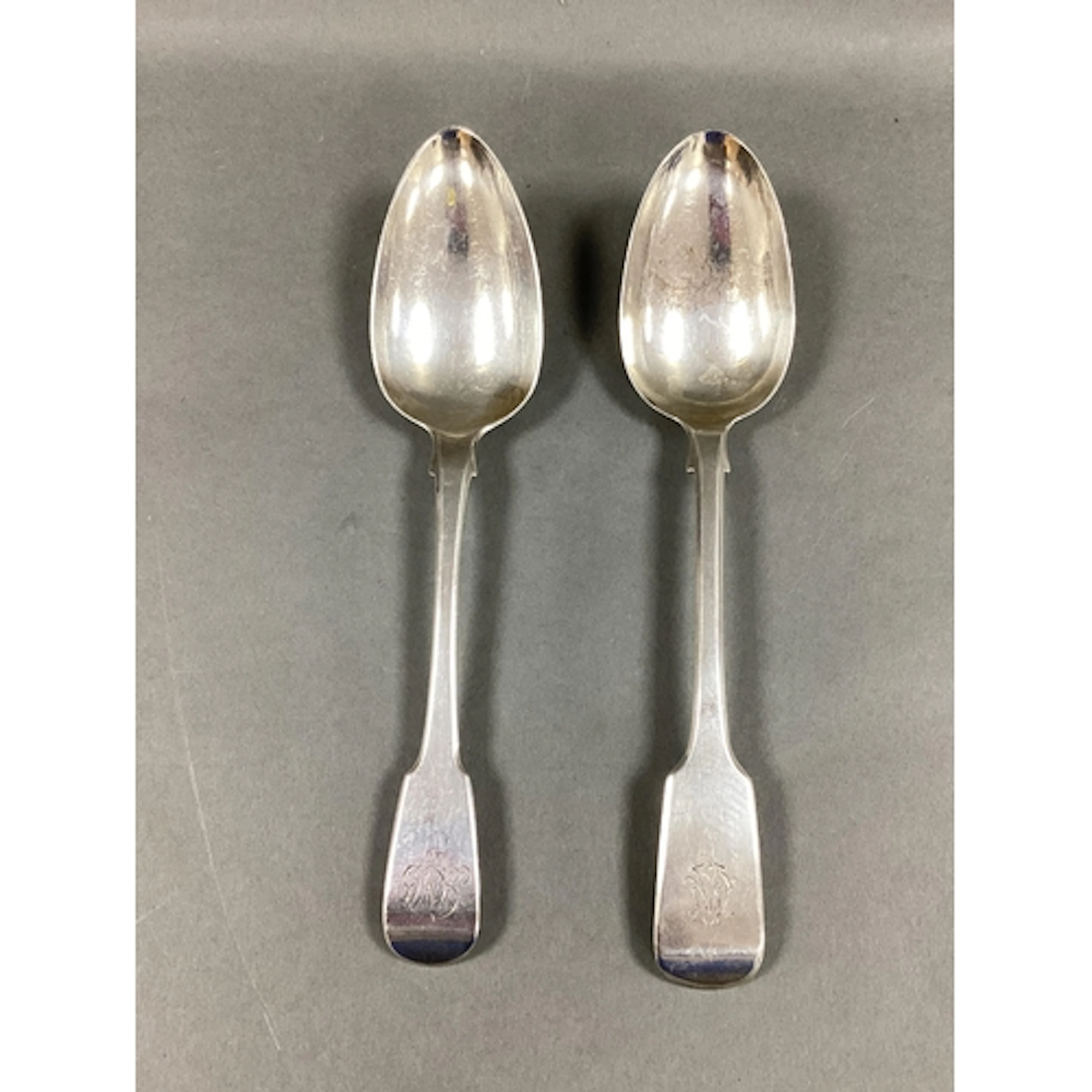 A Victorian Hallmarked Silver Fiddle Pattern Table Spoon, Lo...