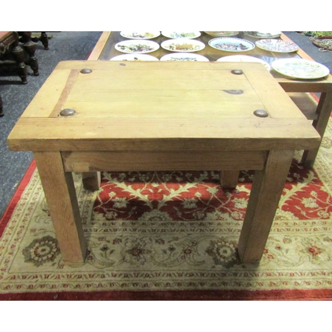 Pine Rectangular Form Occasional or Coffee Table Good Constr...
