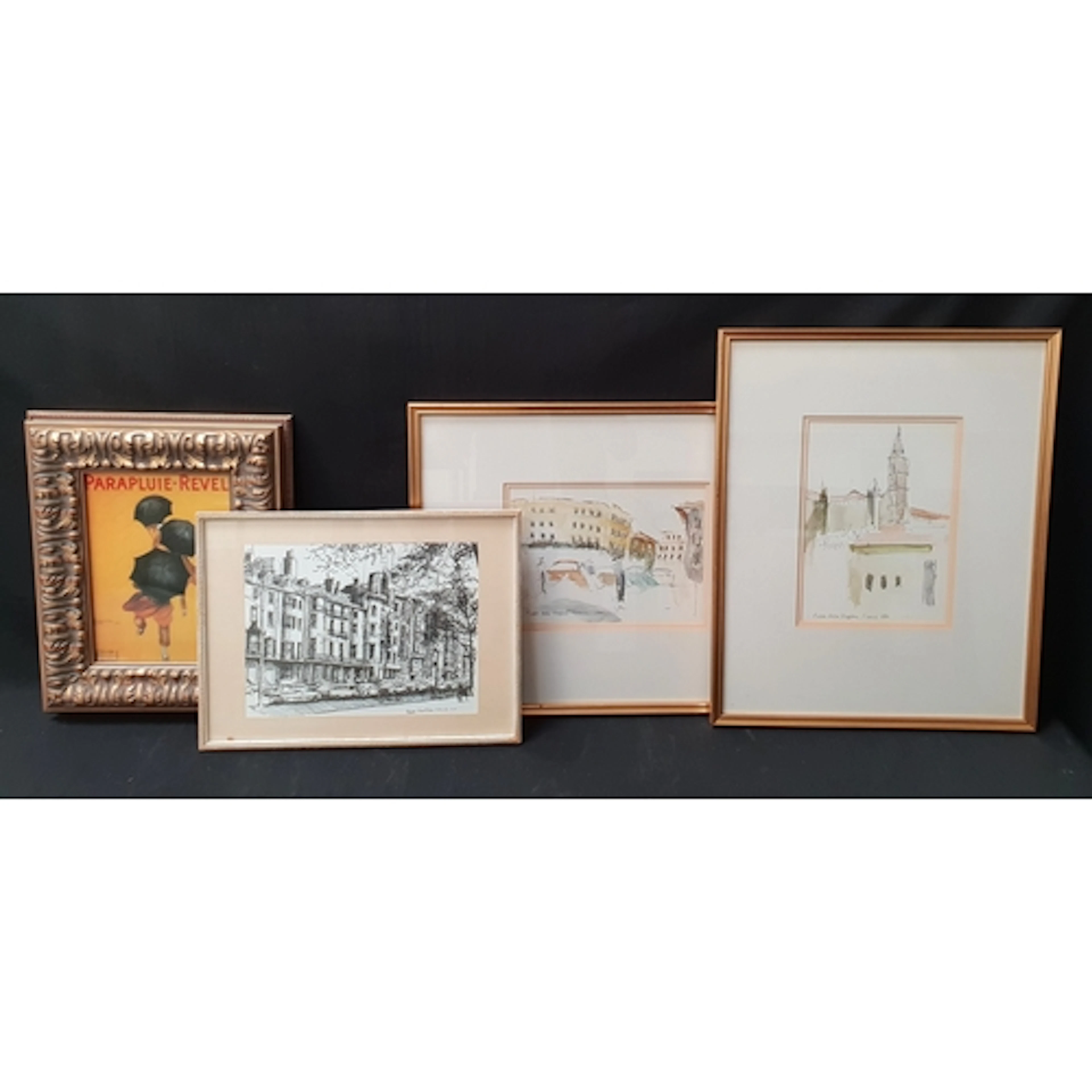 SELECTION OF PICTURES AND PRINTS including a reproduction of...