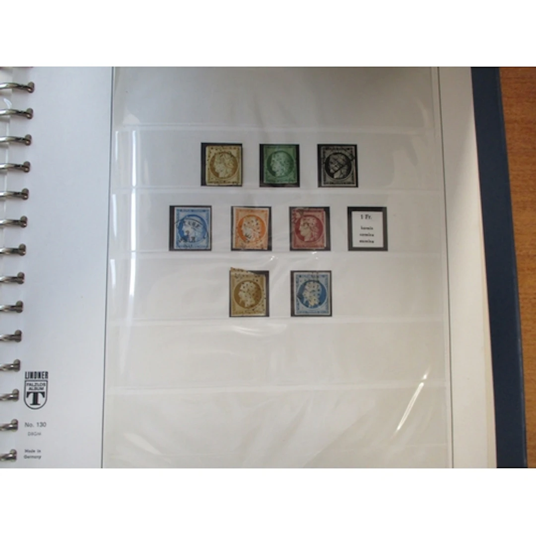 France. U, coln in 1 Linder album and 2 stock books incl Ce...