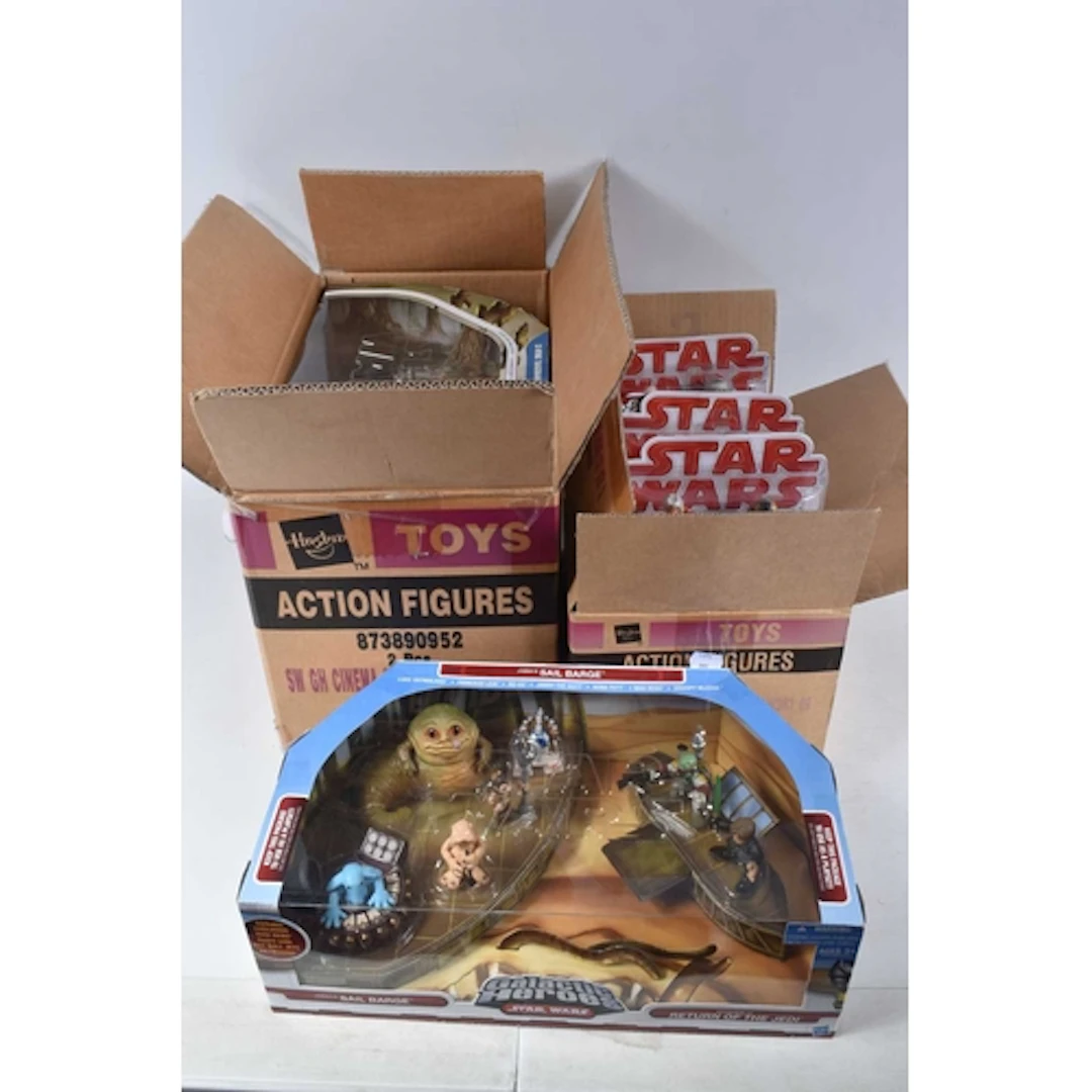 A COLLECTION OF BOXED HASBRO STAR WARS GALACTIC HEROES FIGUR...