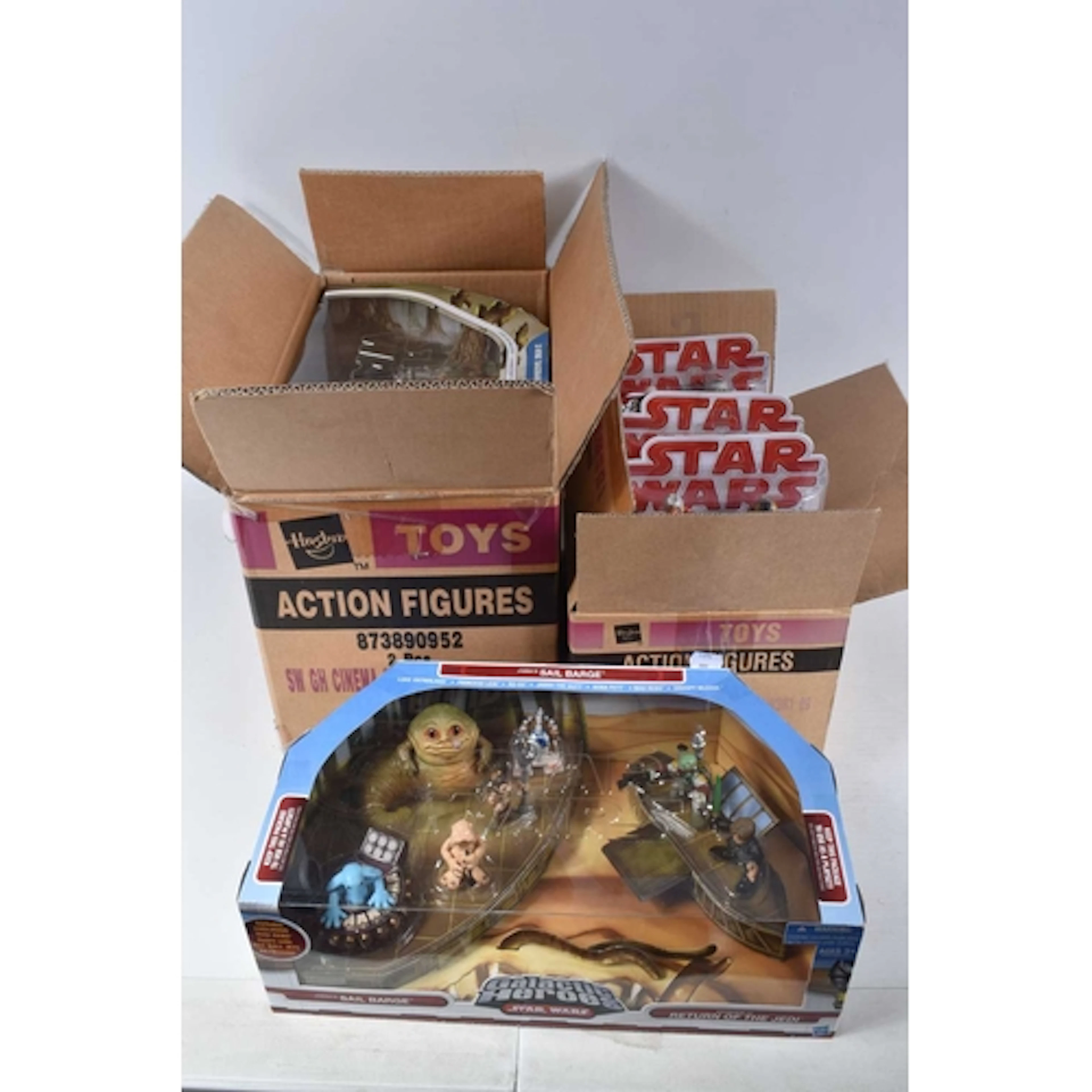 A COLLECTION OF BOXED HASBRO STAR WARS GALACTIC HEROES FIGUR...