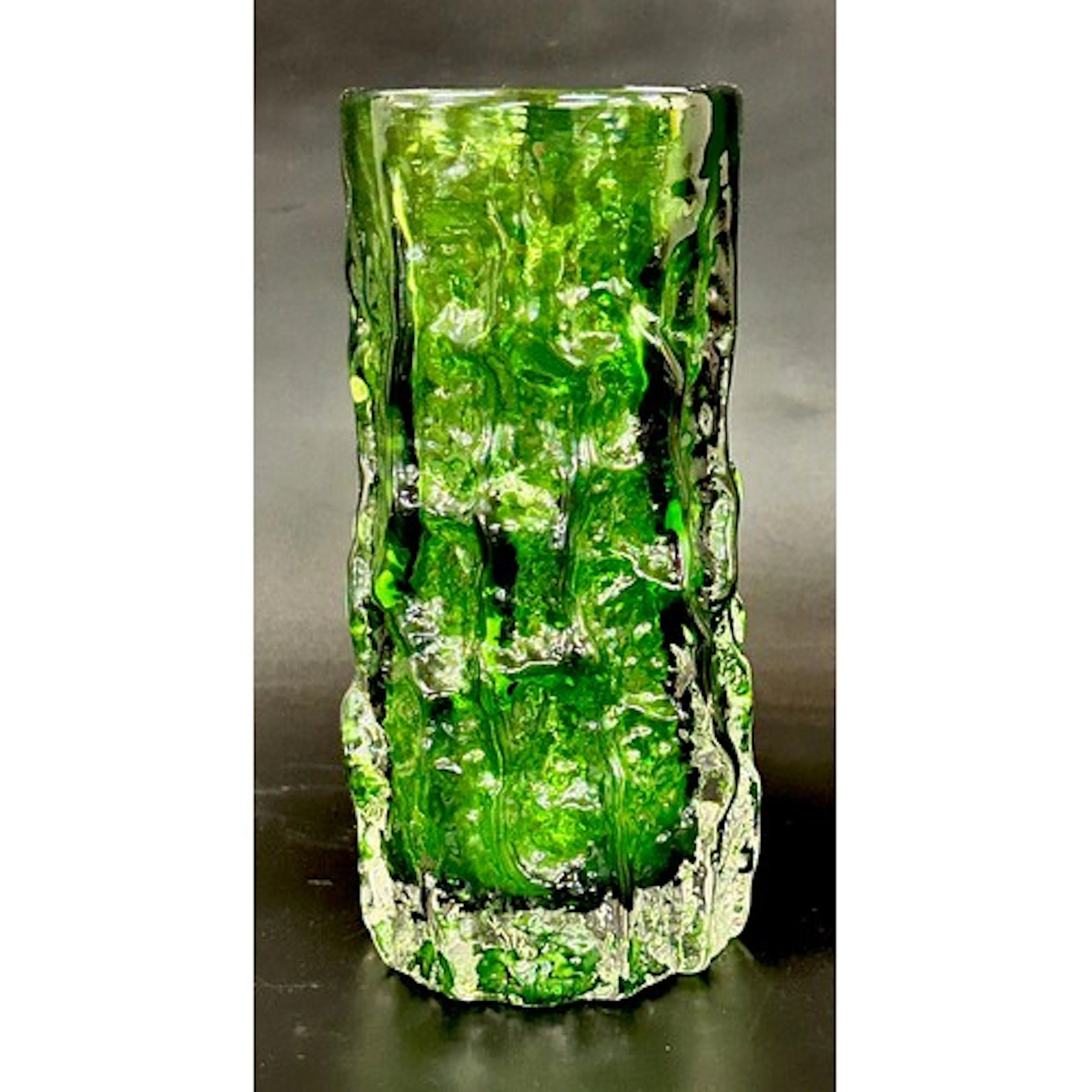 Geoffrey Baxter for Whitefriars; a textured glass Bark Meado...