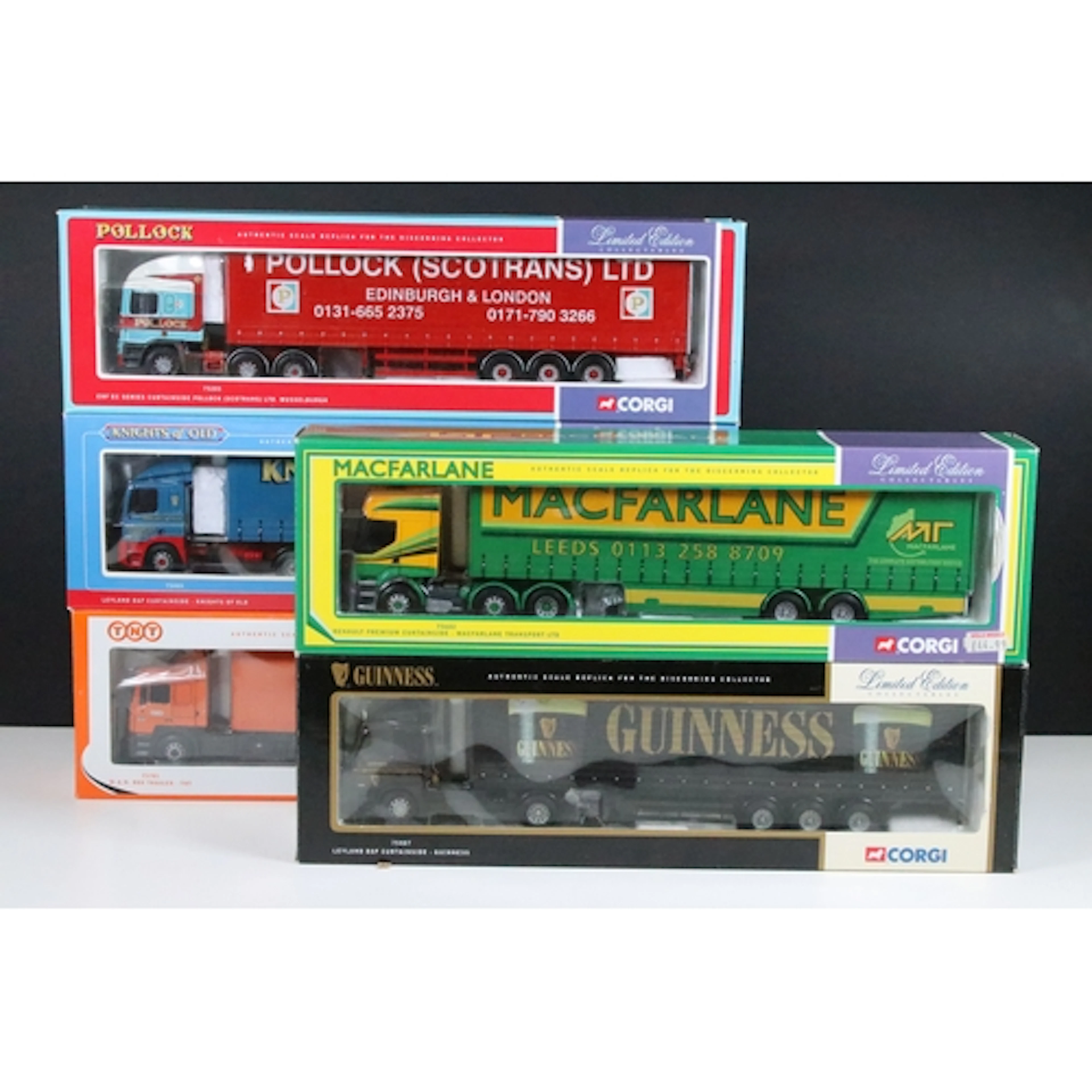 Five boxed Corgi haulage related diecast models to include 7...