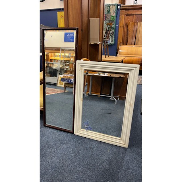 Two wall mirrors