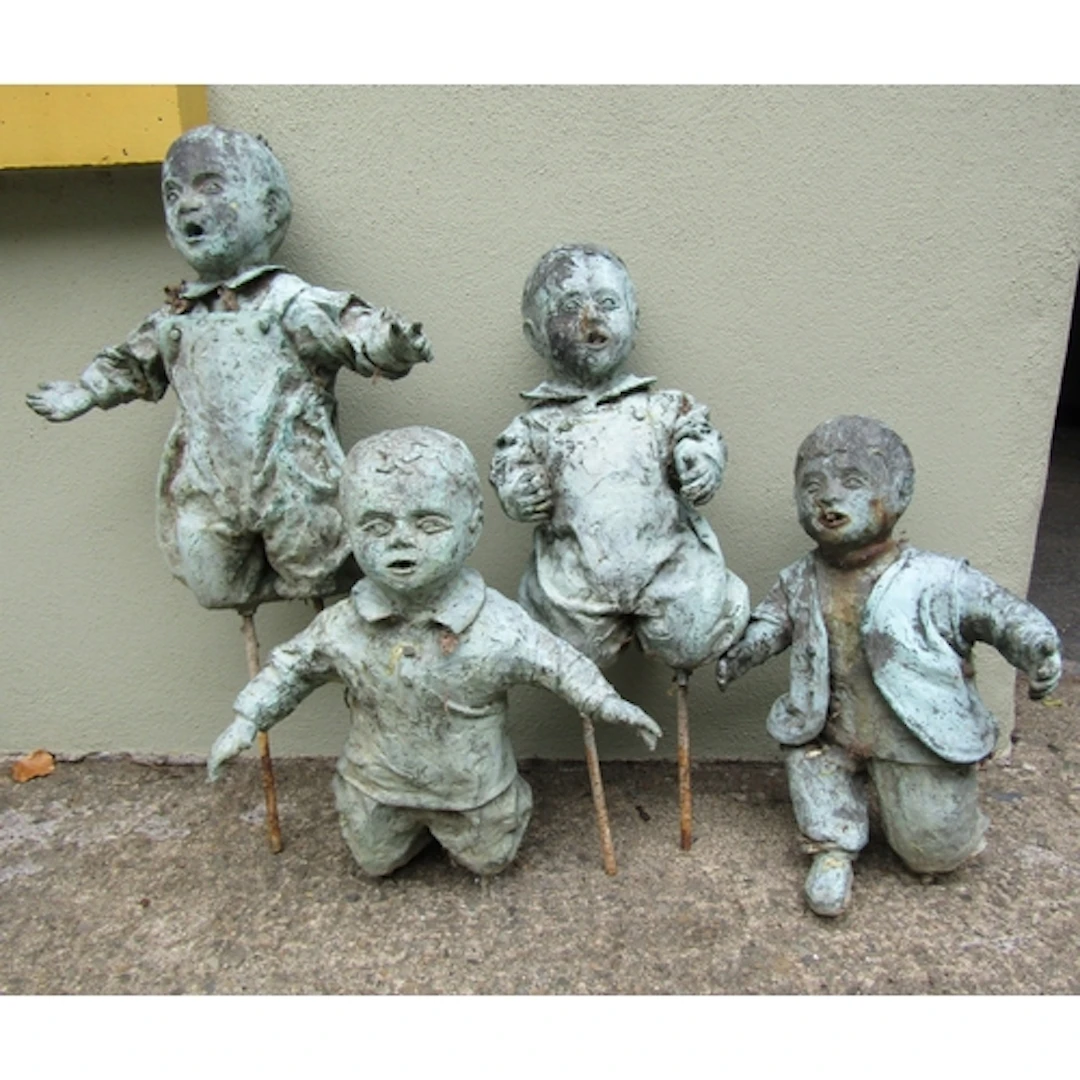 Cliodhna Cussen Irish Sculpture Set of Four Bronze Sculpture...