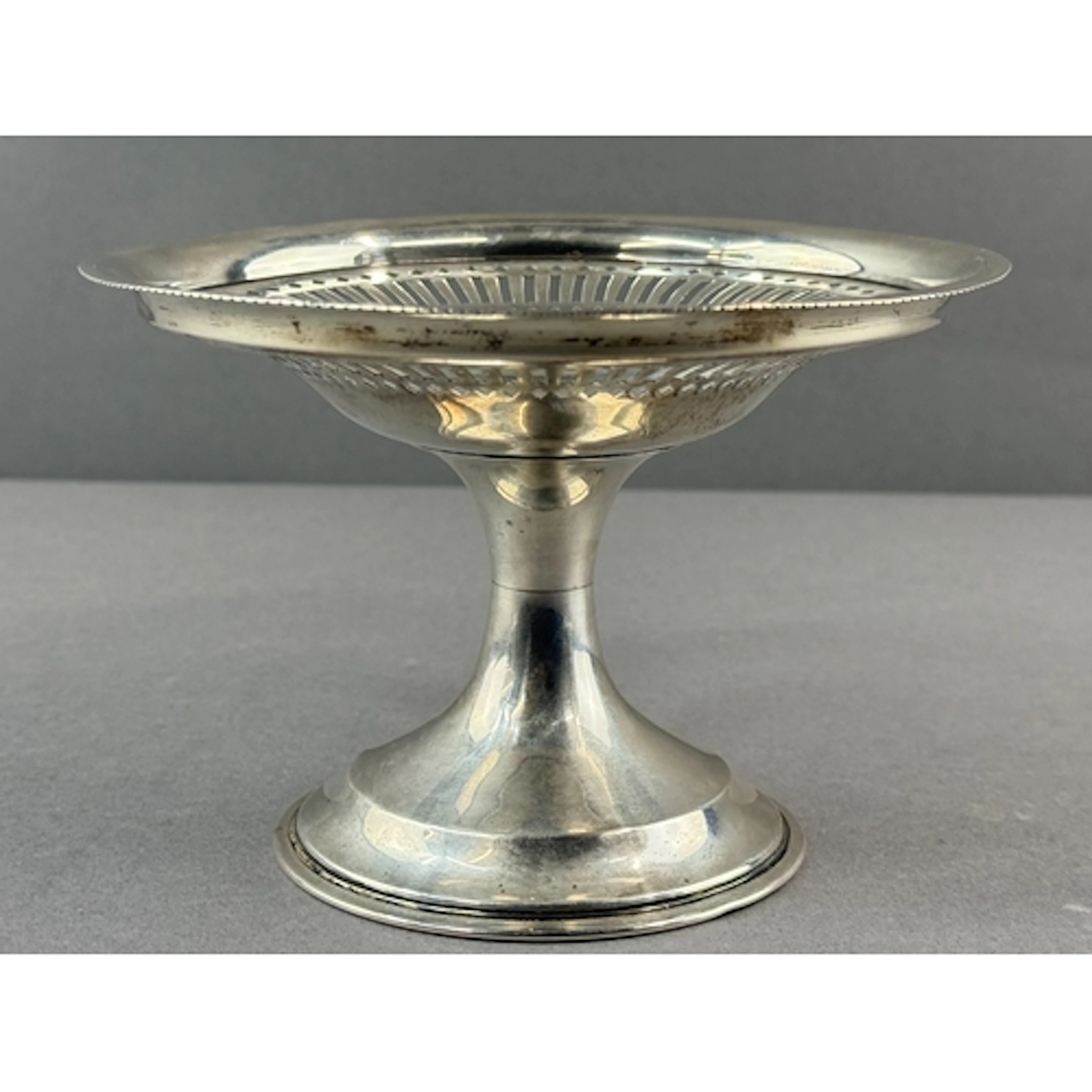 Silver: a pedestal bonbon dish by Charles Weale, Birmingham ...