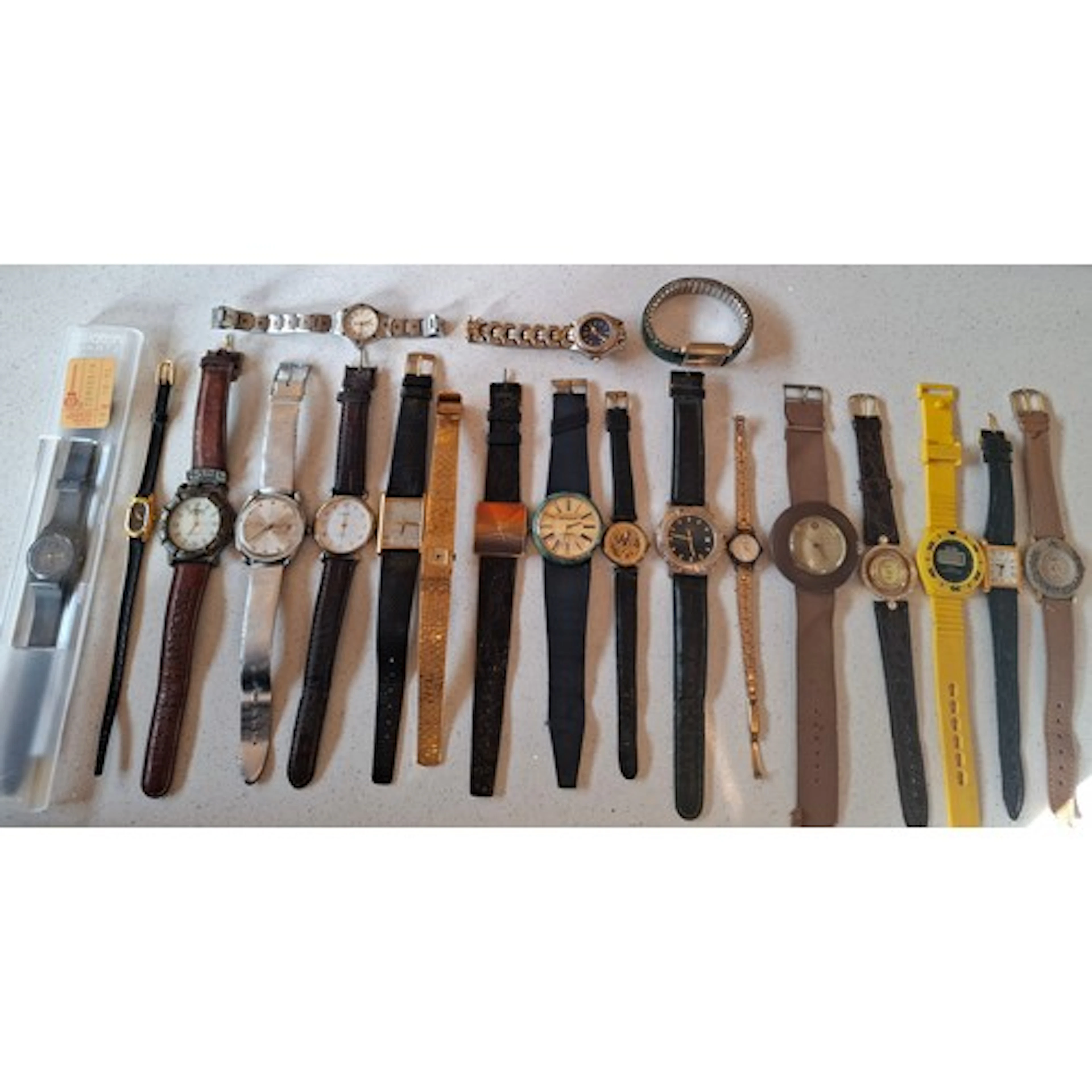 A quantity of late 20th Century ladies watches to include a ...