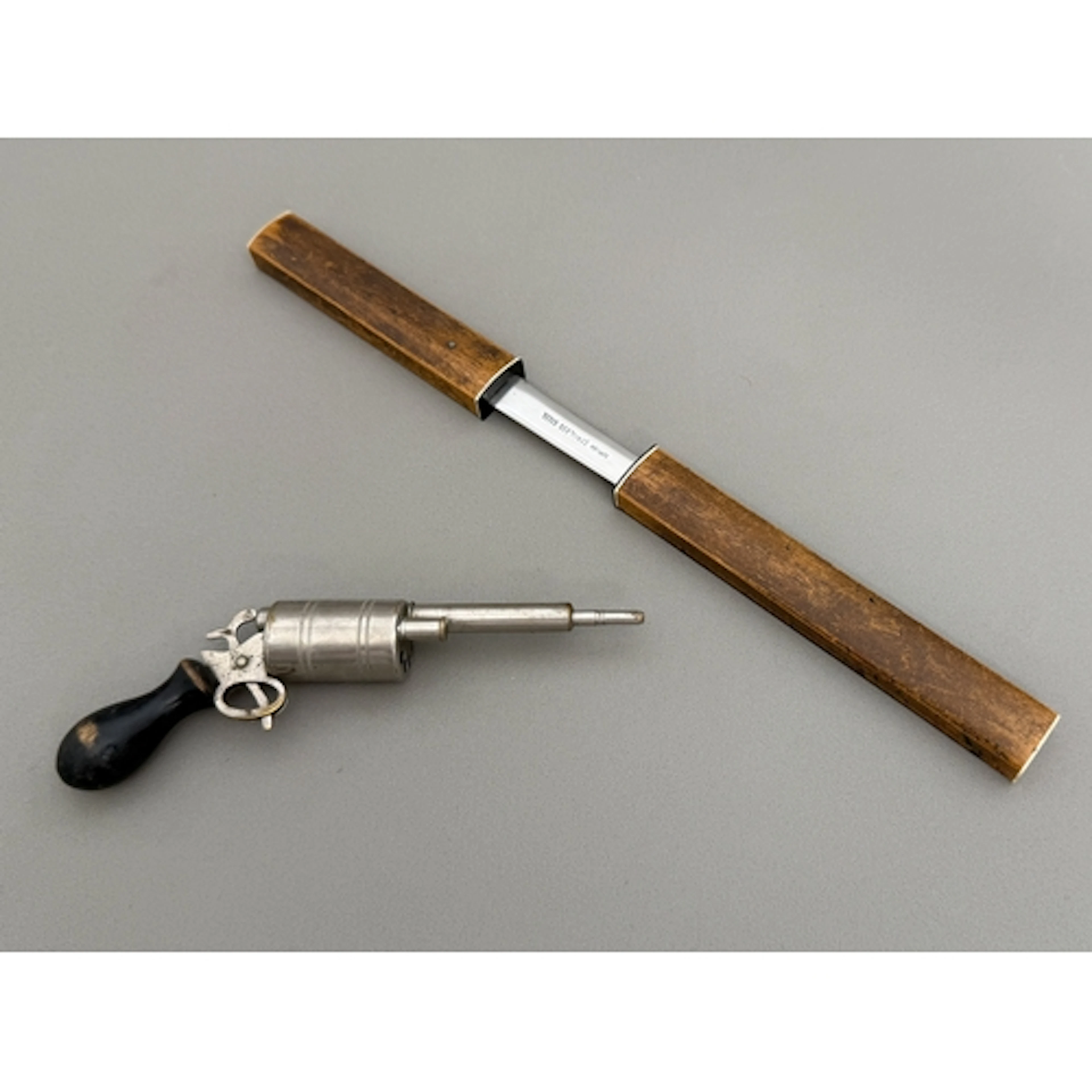 Two pieces - 1. 1950s stiletto paper knife - possibly Japane...