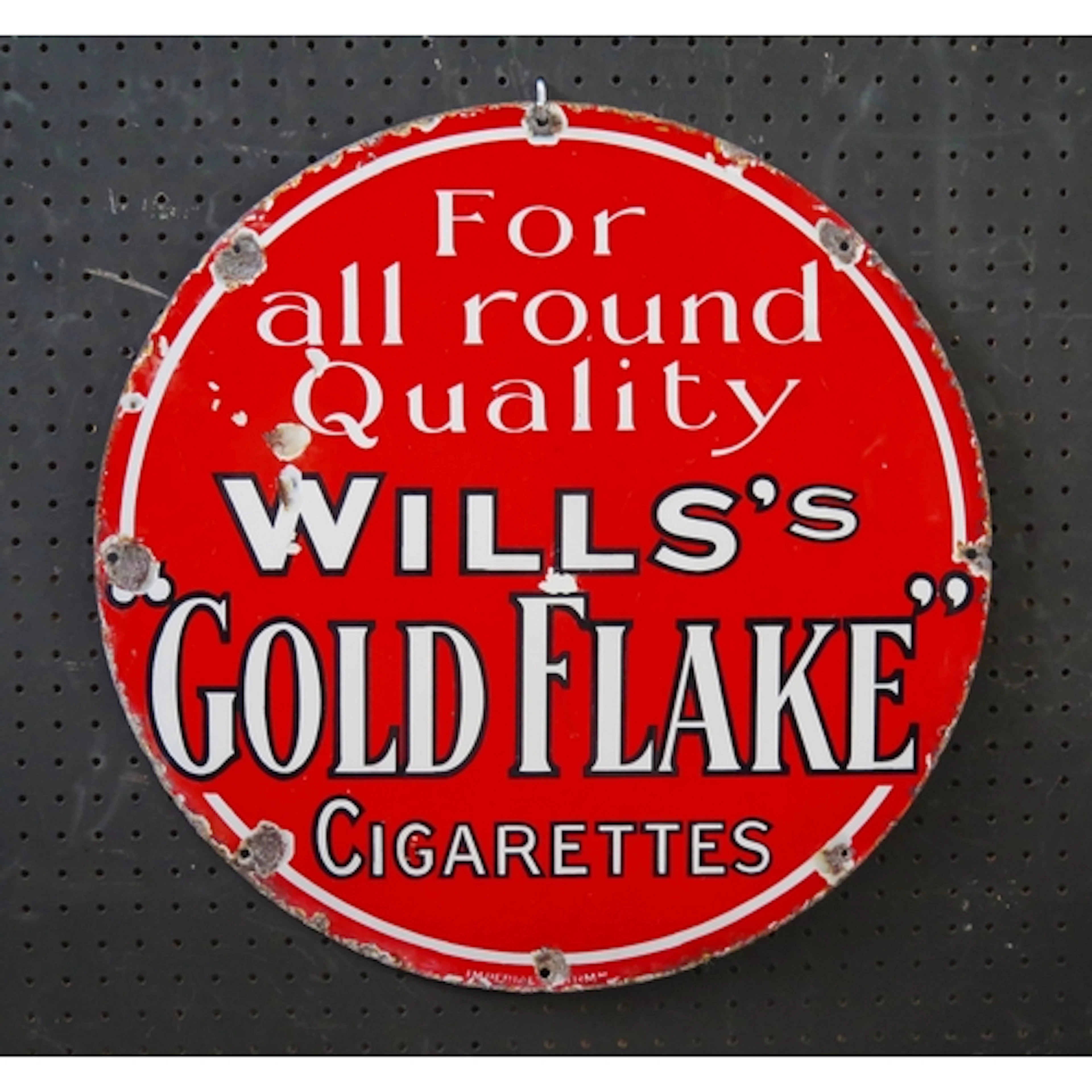 "For All Round Quality Will's Gold Flake Cigarettes" - an en...
