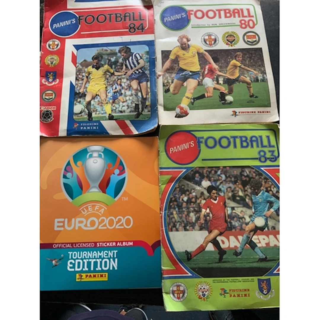 Panini Football Sticker Albums: Complete albums for Football...