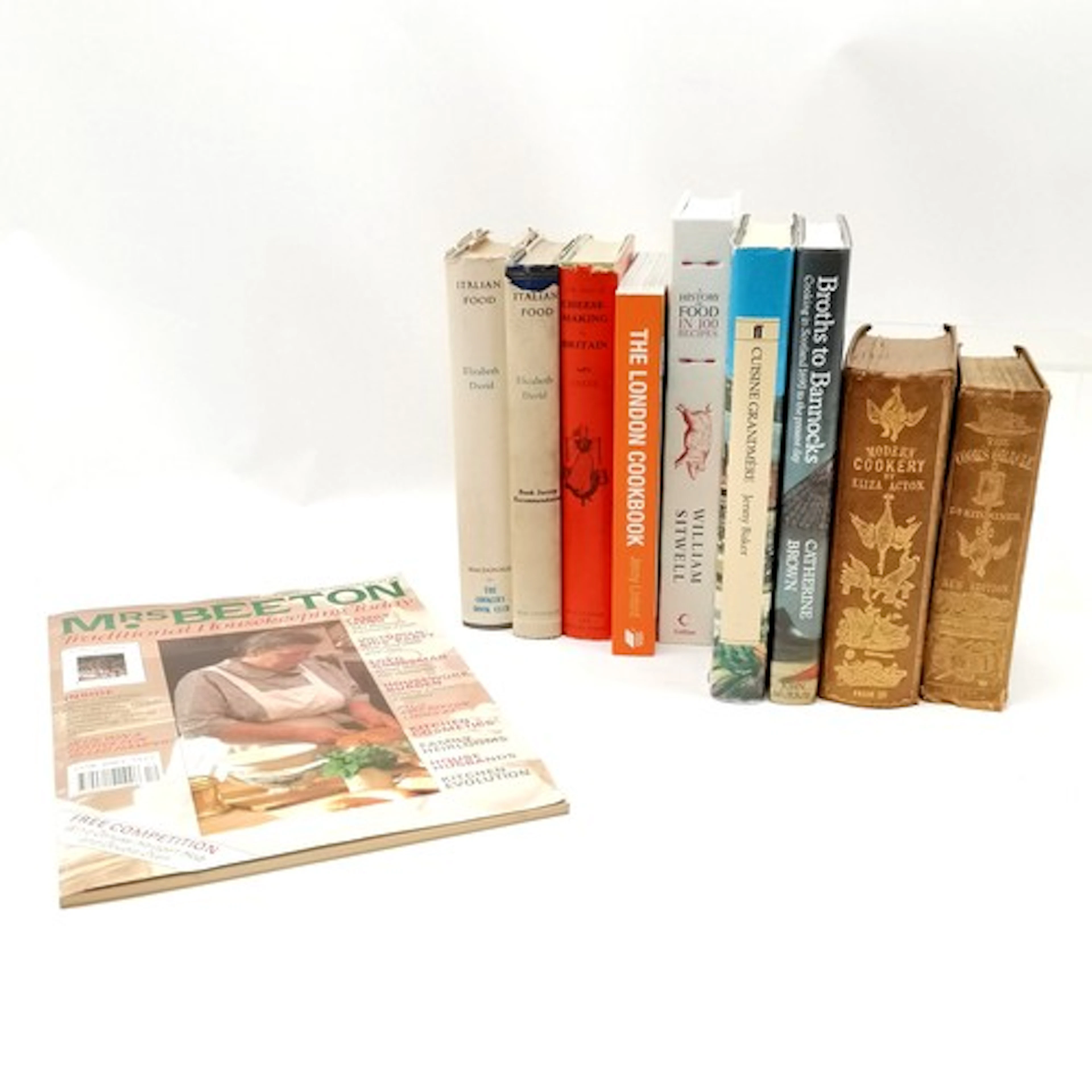 Qty of cookery books - 1860 The Cook's oracle by William Kit...