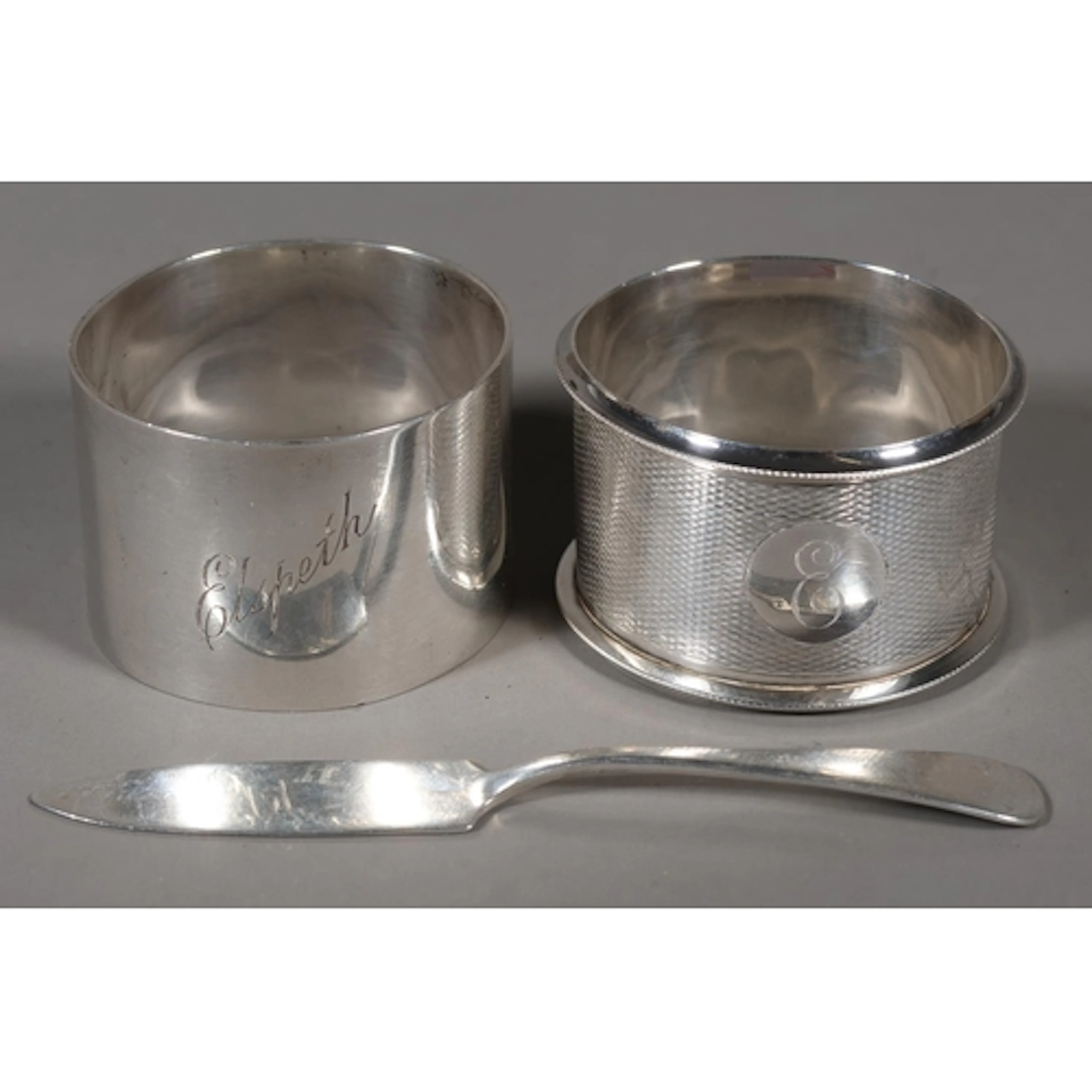 Silver napkin ring by William Hutton & Sons Ltd, Sh...