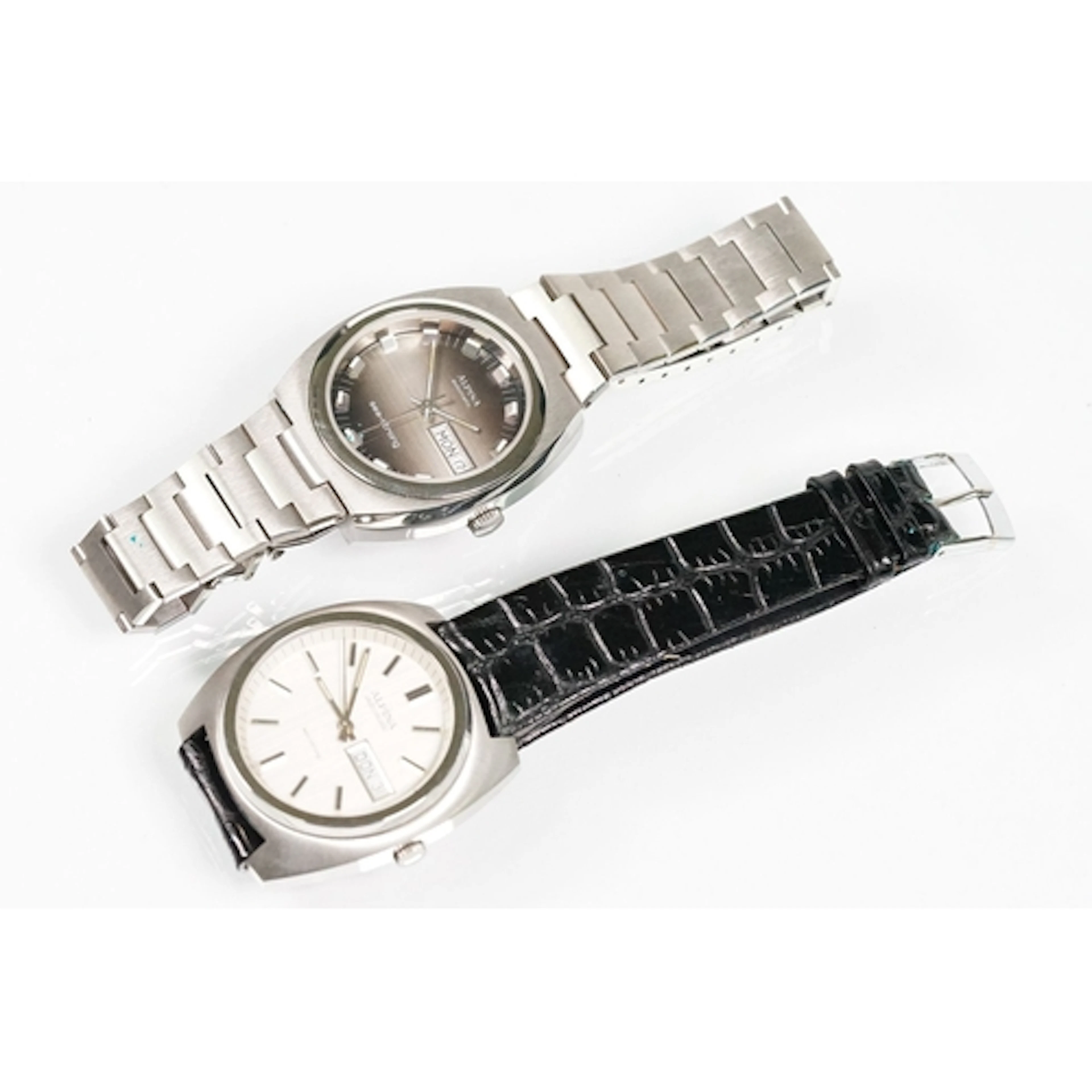 Two gents Alpina Sea-Strong Swiss made automatic watches, bo...