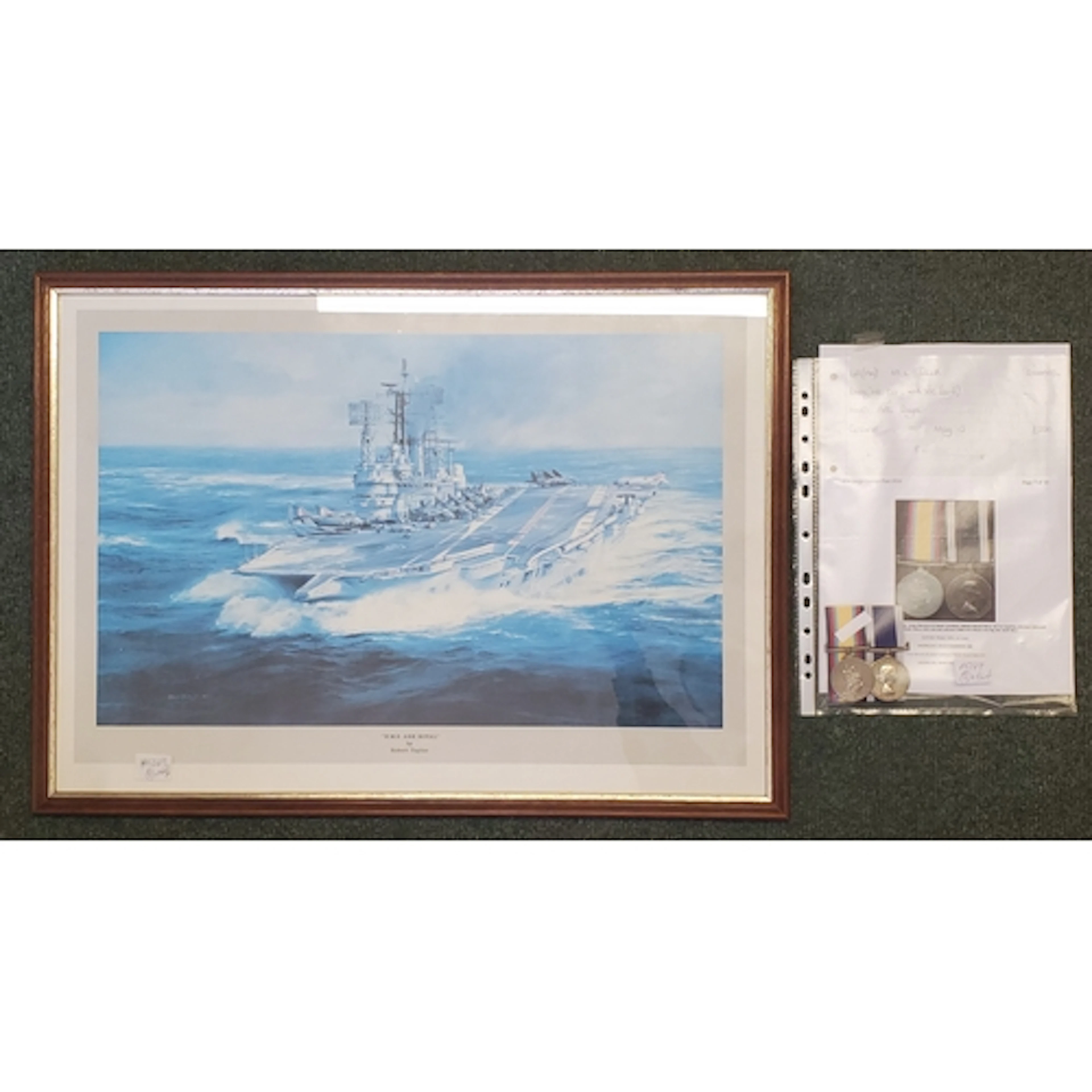 Pair; Gulf War Medal 1991 and Royal Navy Long Service & Good...