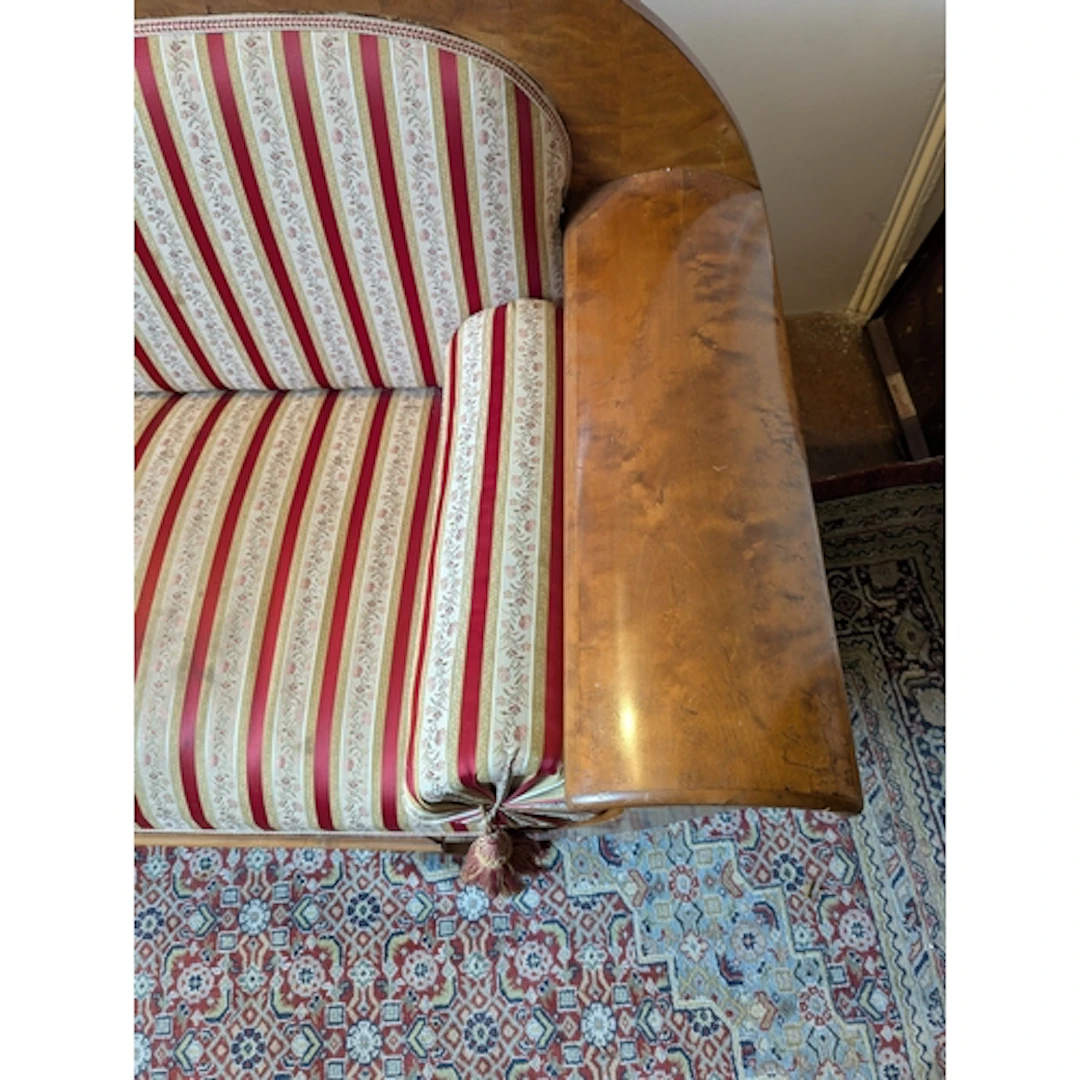 A 19TH CENTURY BIEDERMEIER SOFA 301cm x 70.5cm x 109cm Coll...