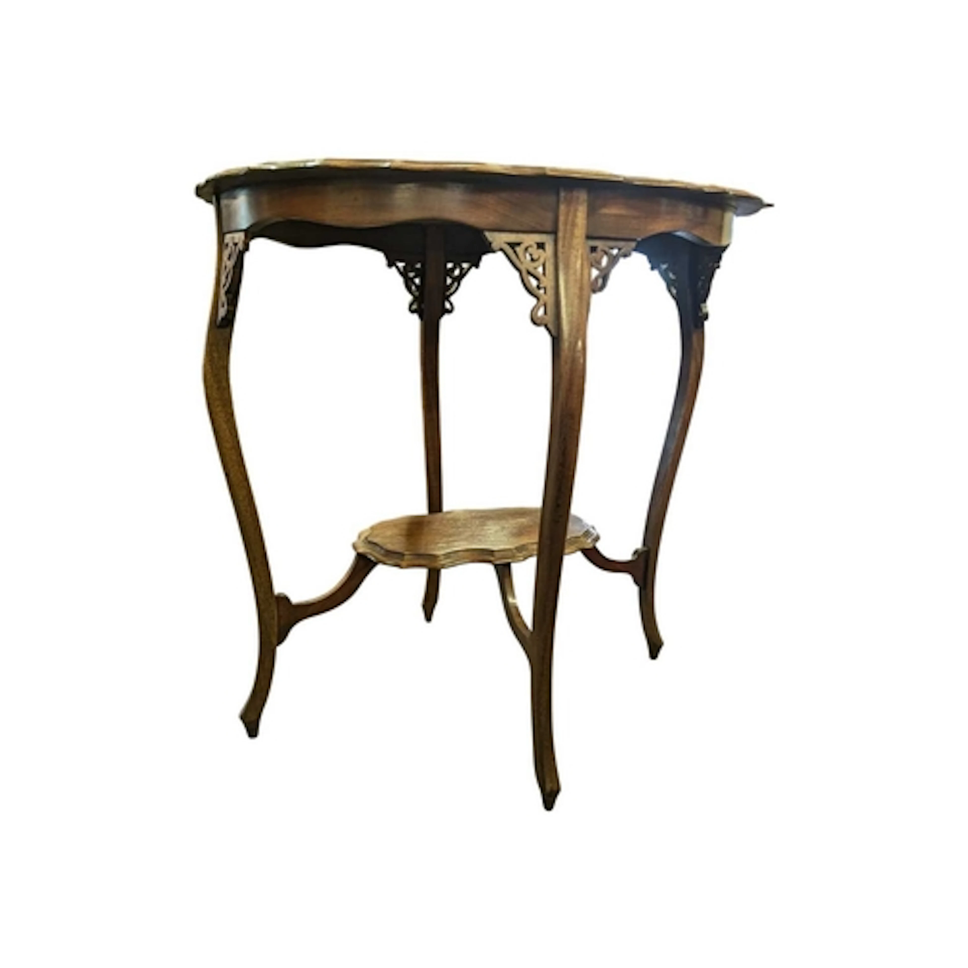 Early 20th century mahogany chippendale style occasional tab...